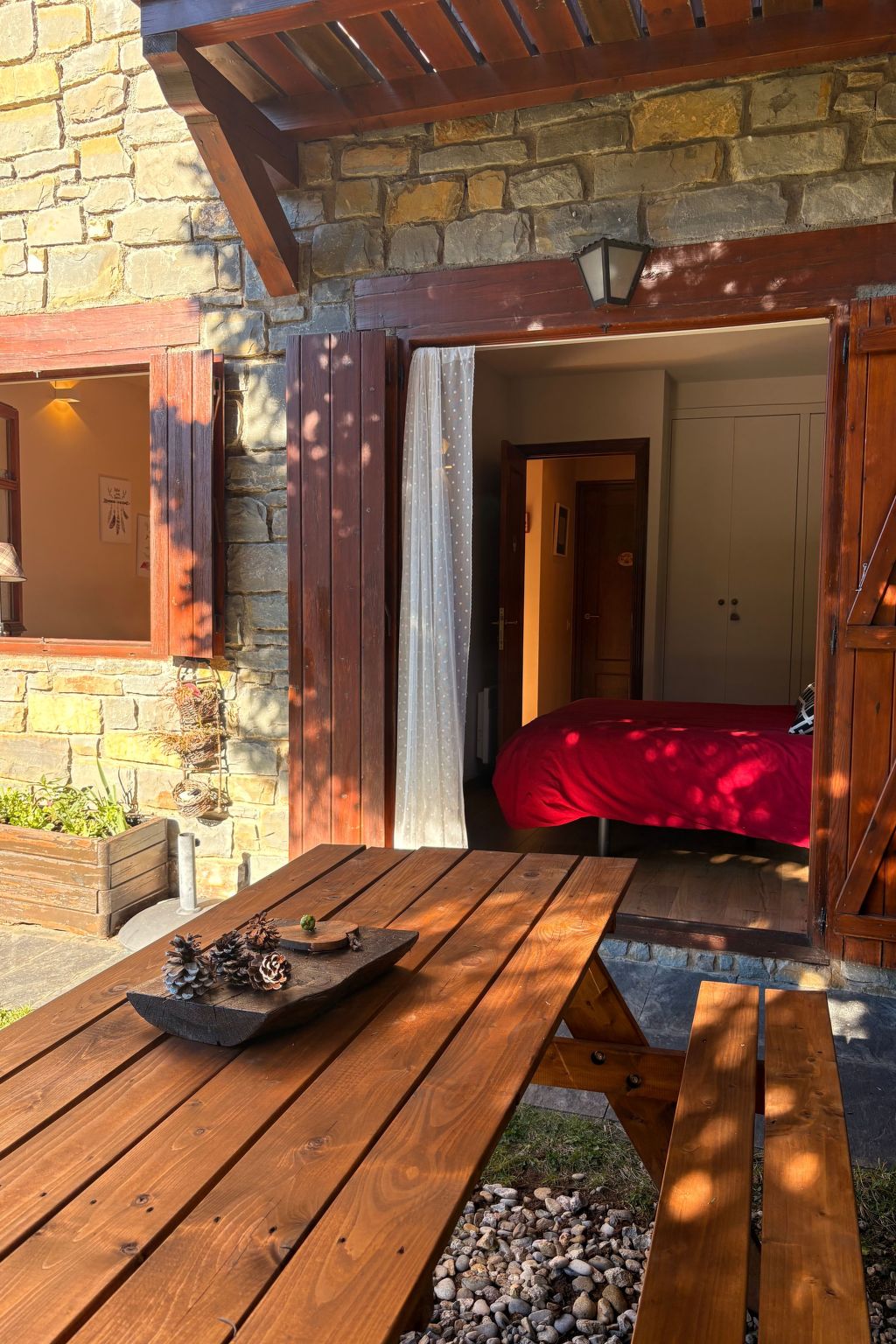 Wohnung mit privatem Garten und gemütlichem Puig Falcó 2 Vall de Boí-Binnen