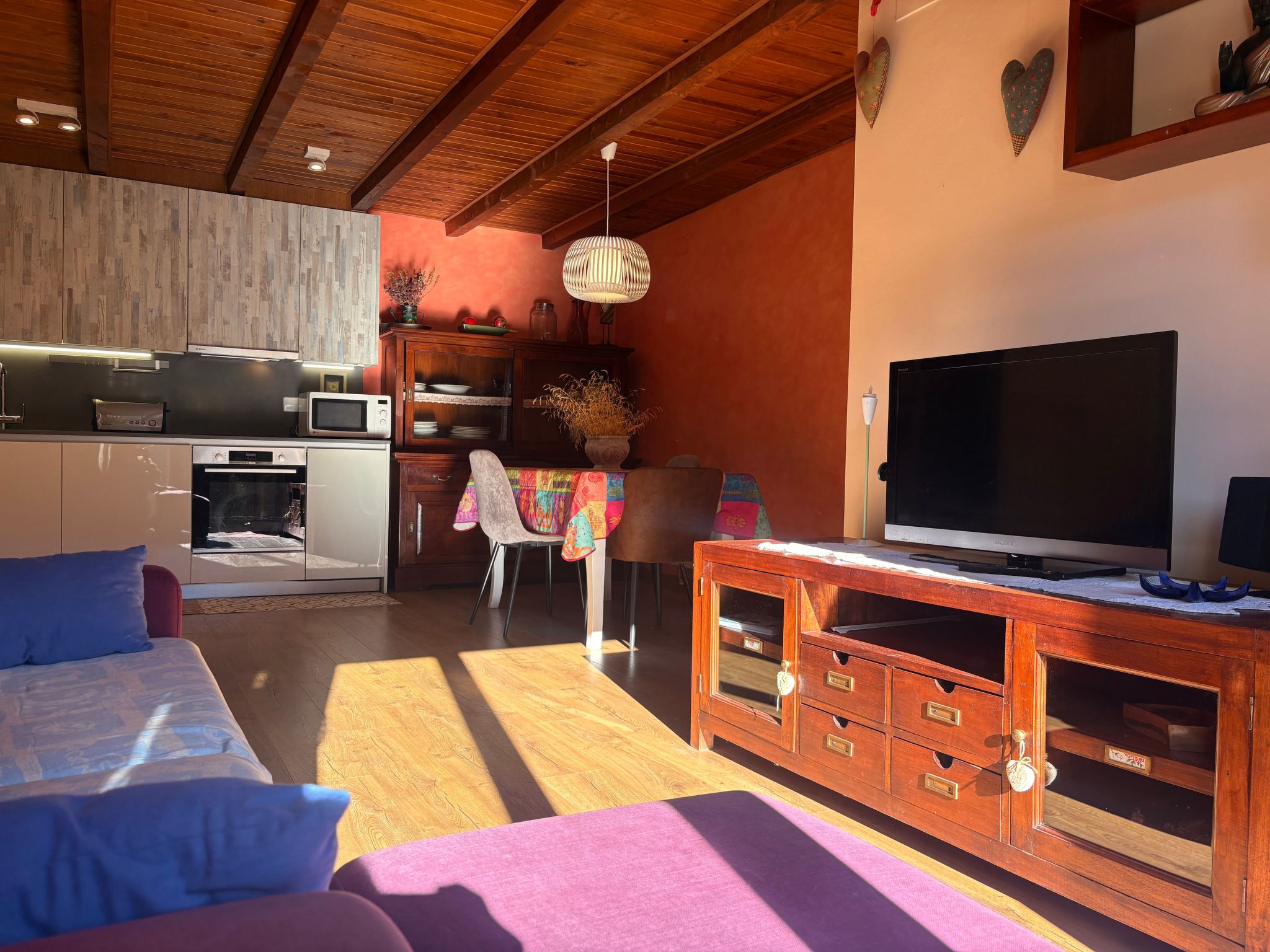 Wohnung mit privatem Garten und gemütlichem Puig Falcó 2 Vall de Boí-Binnen