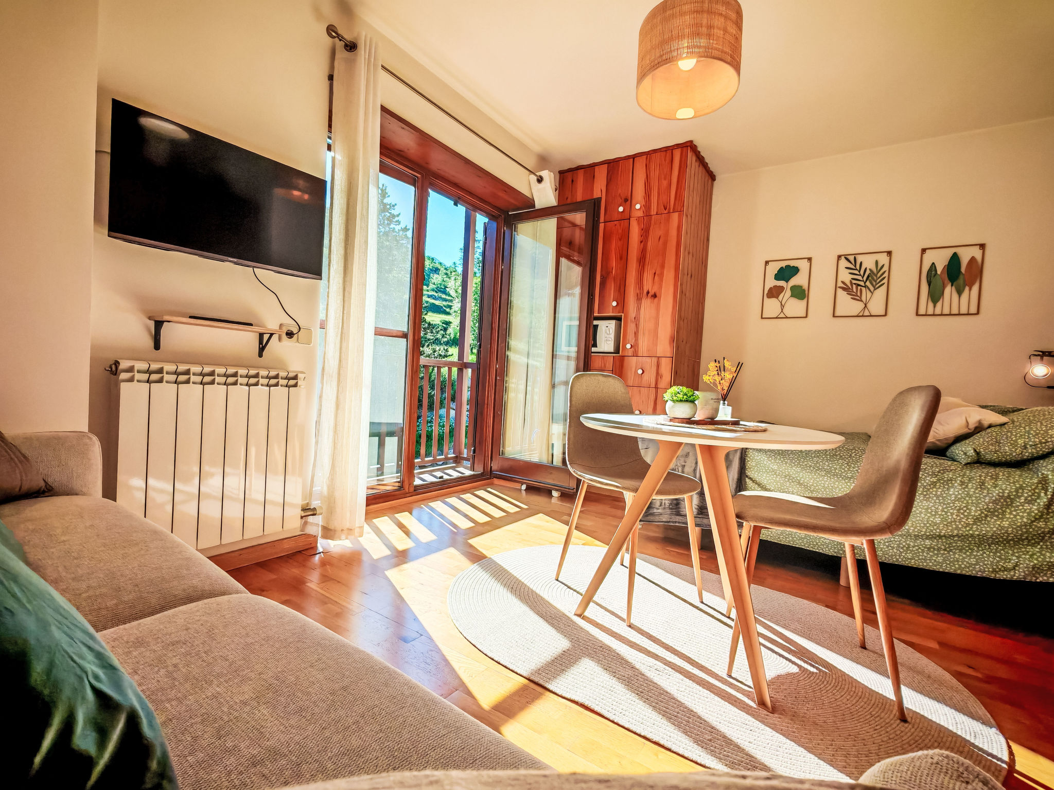 Studio mit Balkon und Licht Erta 11 Vall de Boí - Binnen