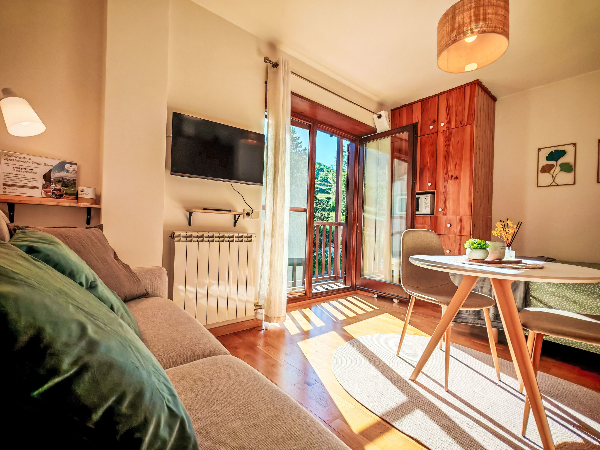 Studio mit Balkon und Licht Erta 11 Vall de Boí - Binnen