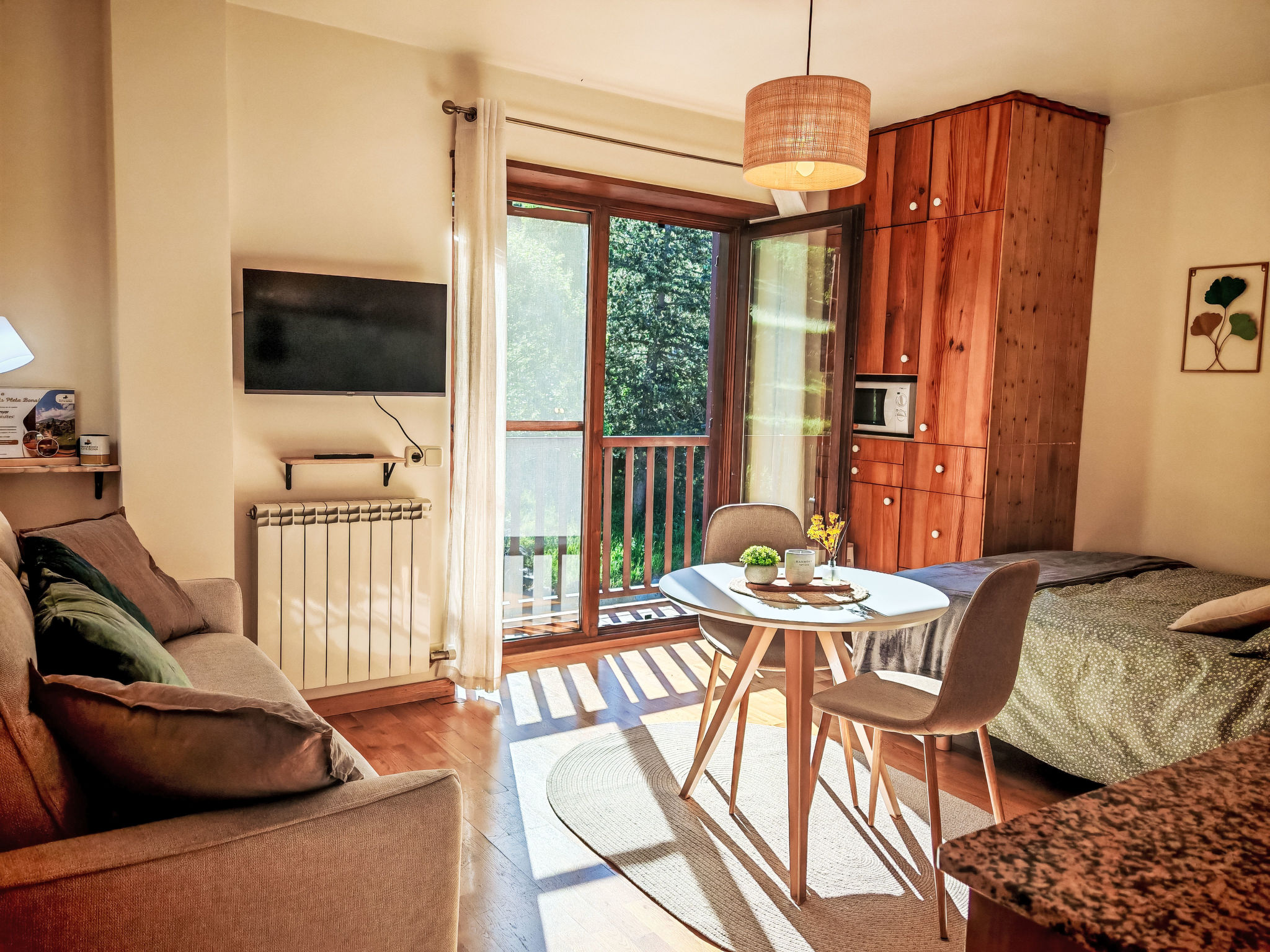 Studio mit Balkon und Licht Erta 11 Vall de Boí - Binnen