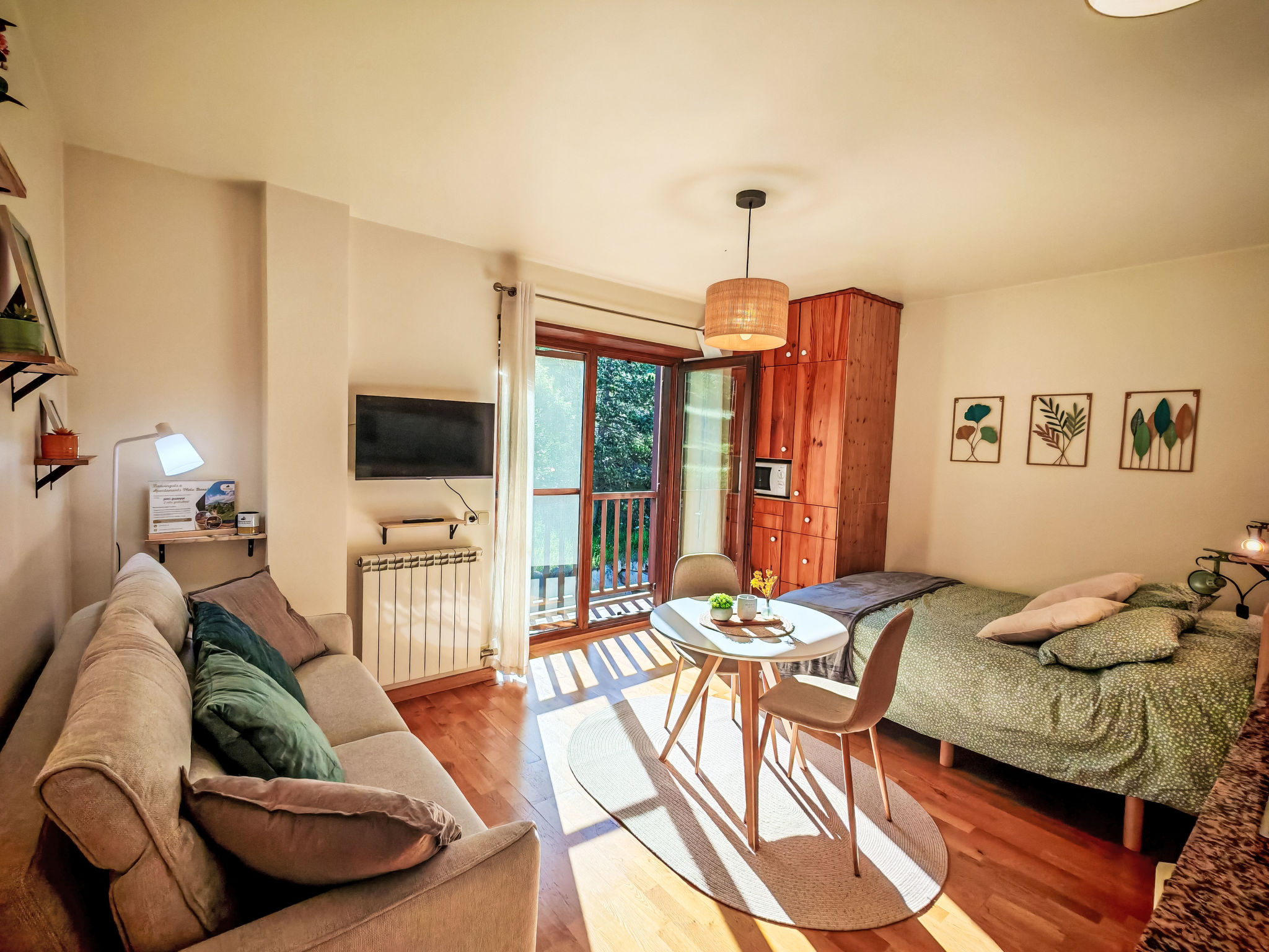 Studio mit Balkon und Licht Erta 11 Vall de Boí - Binnen