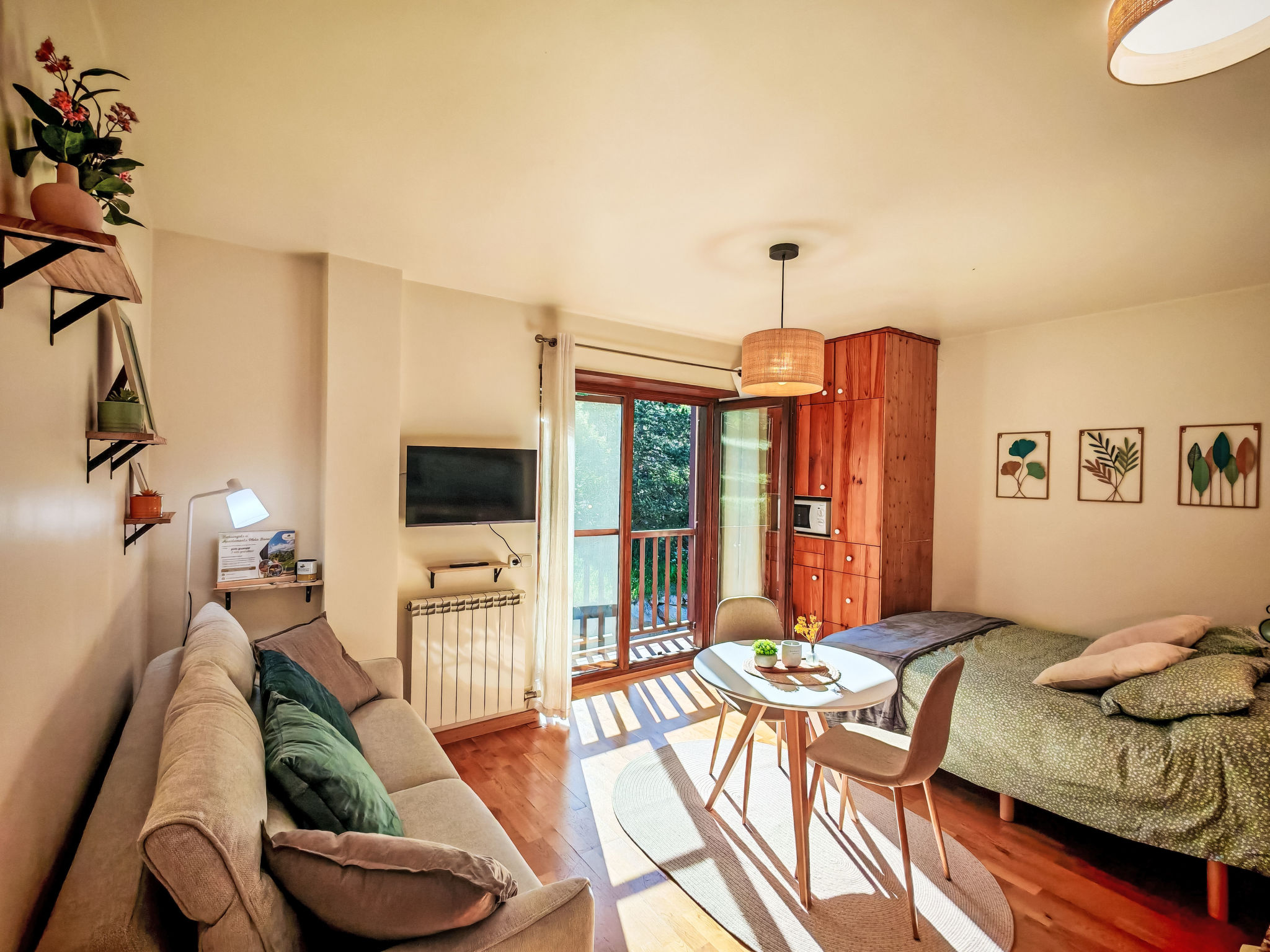 Studio mit Balkon und Licht Erta 11 Vall de Boí - Binnen