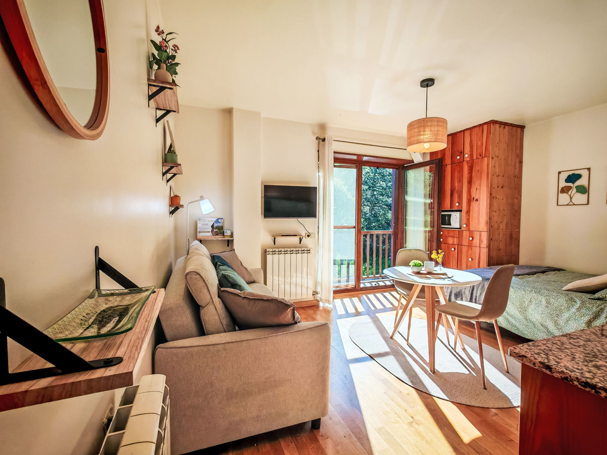 Studio mit Balkon und Licht Erta 11 Vall de Boí - Binnen