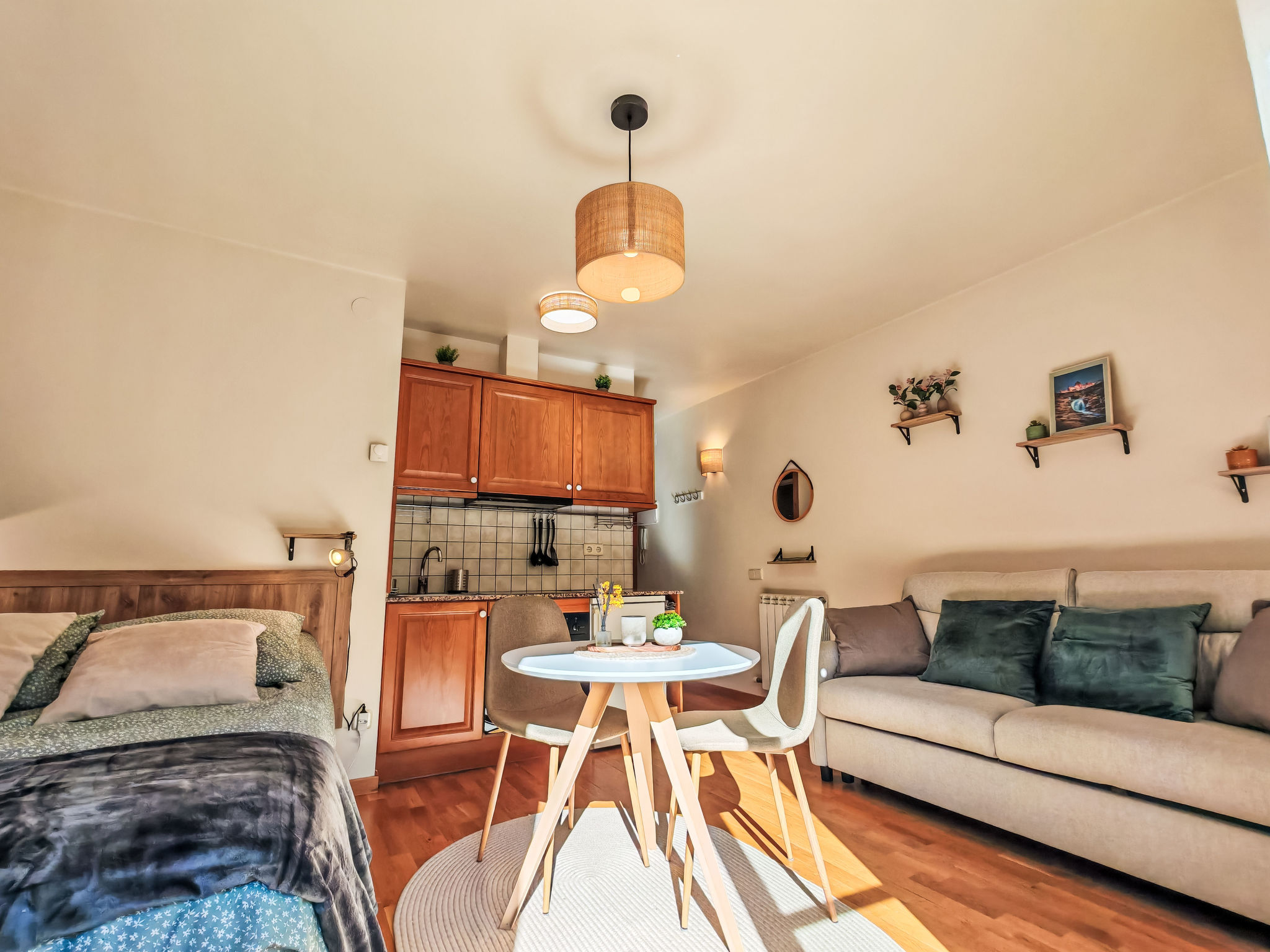 Studio mit Balkon und Licht Erta 11 Vall de Boí - Binnen