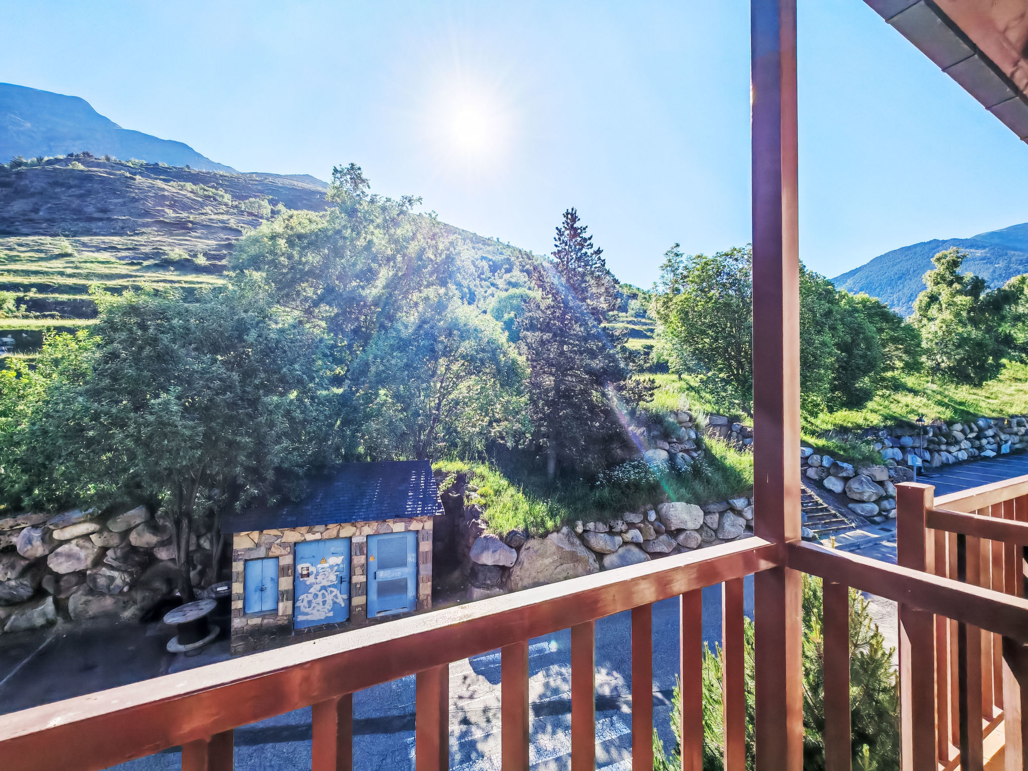 Studio mit Balkon und Licht Erta 11 Vall de Boí - Buiten