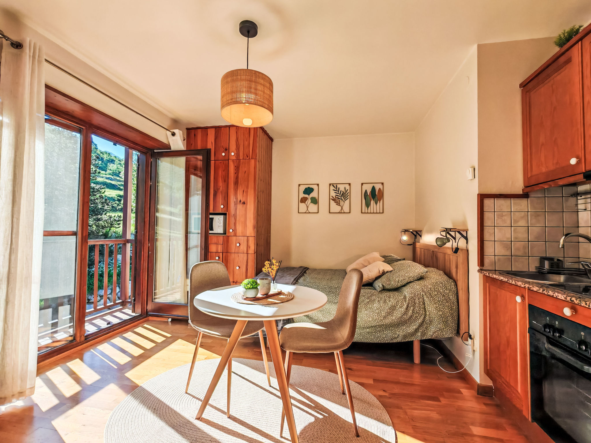 Studio mit Balkon und Licht Erta 11 Vall de Boí - Binnen