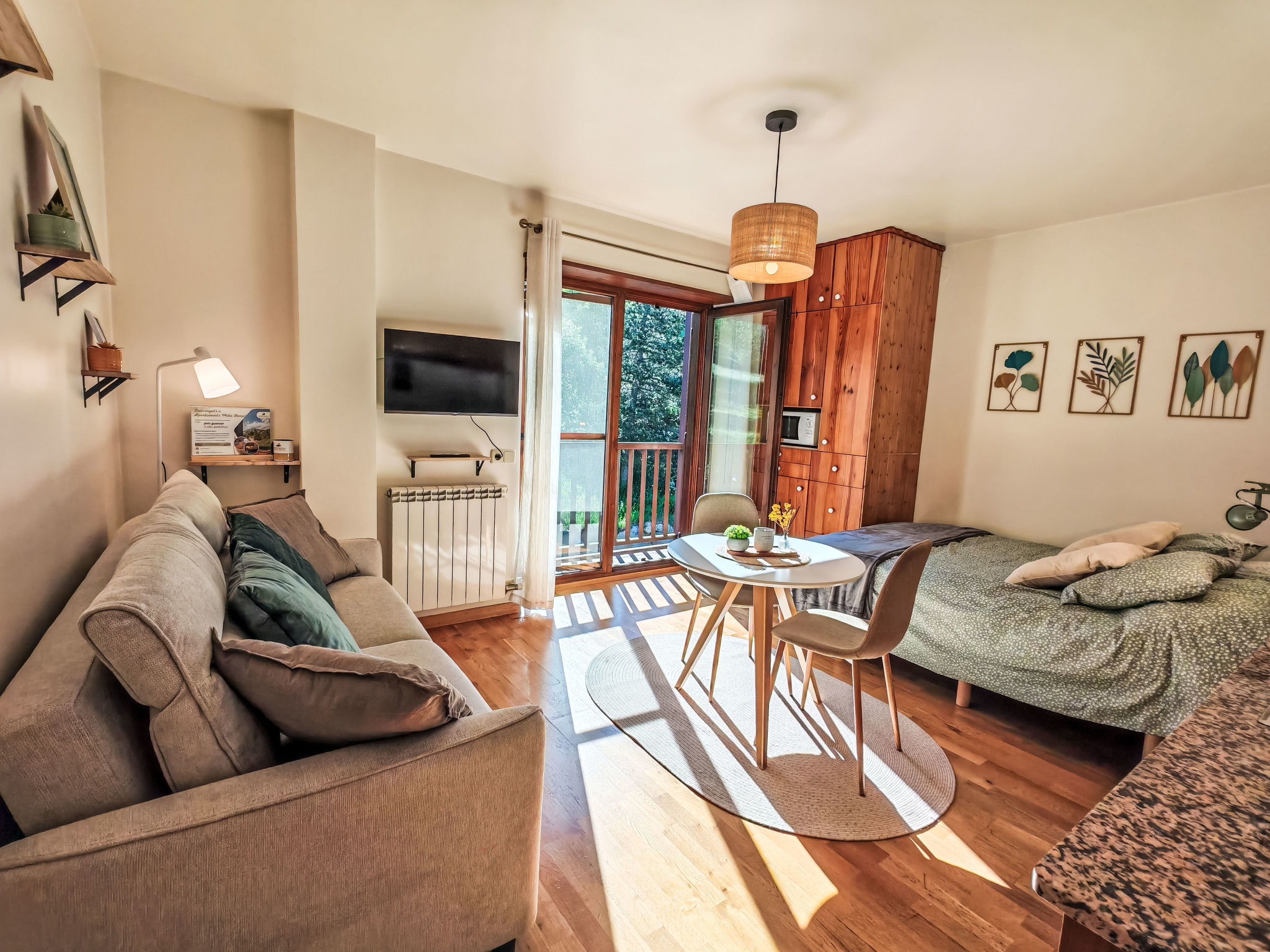 Studio mit Balkon und Licht Erta 11 Vall de Boí - Binnen