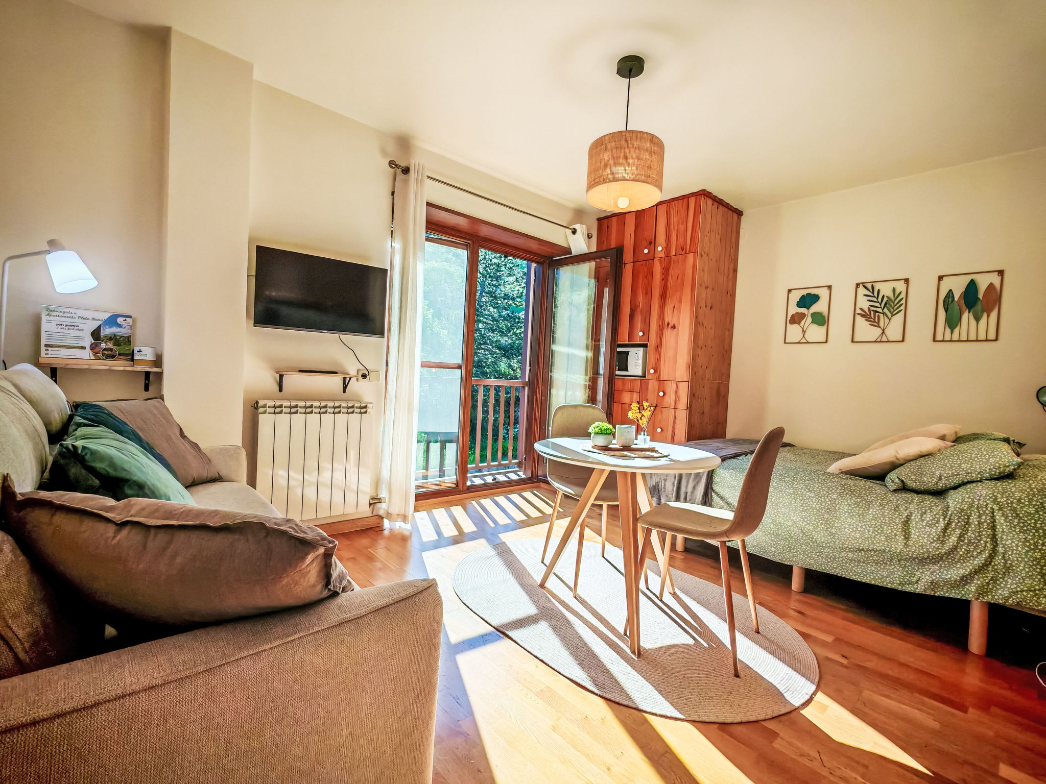Studio mit Balkon und Licht Erta 11 Vall de Boí - Binnen