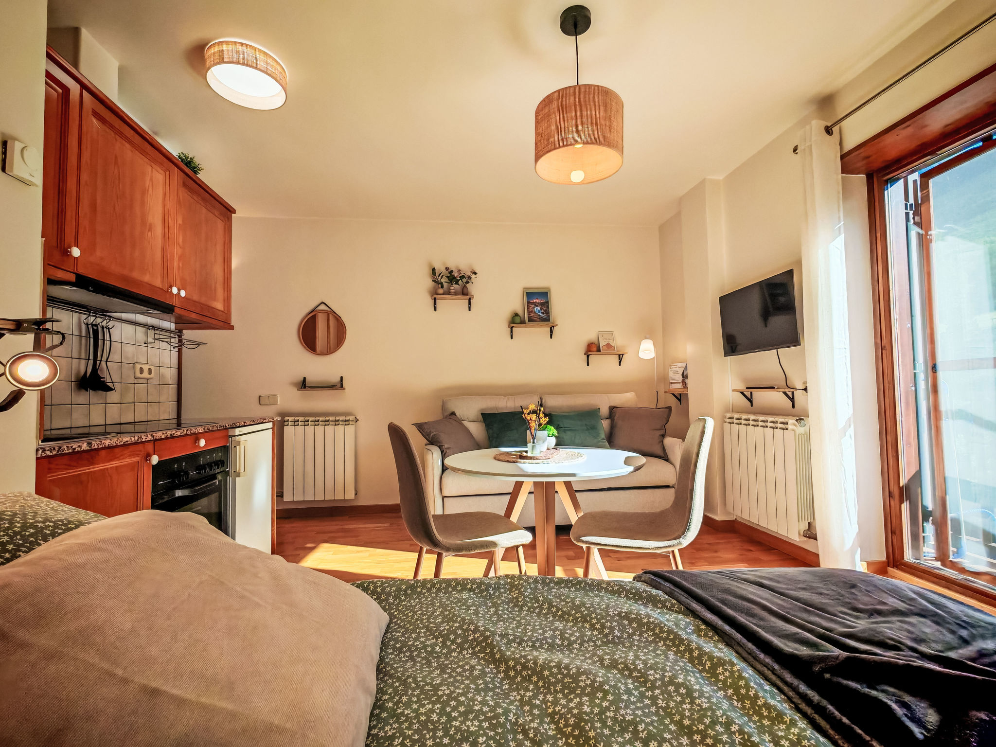 Studio mit Balkon und Licht Erta 11 Vall de Boí - Binnen