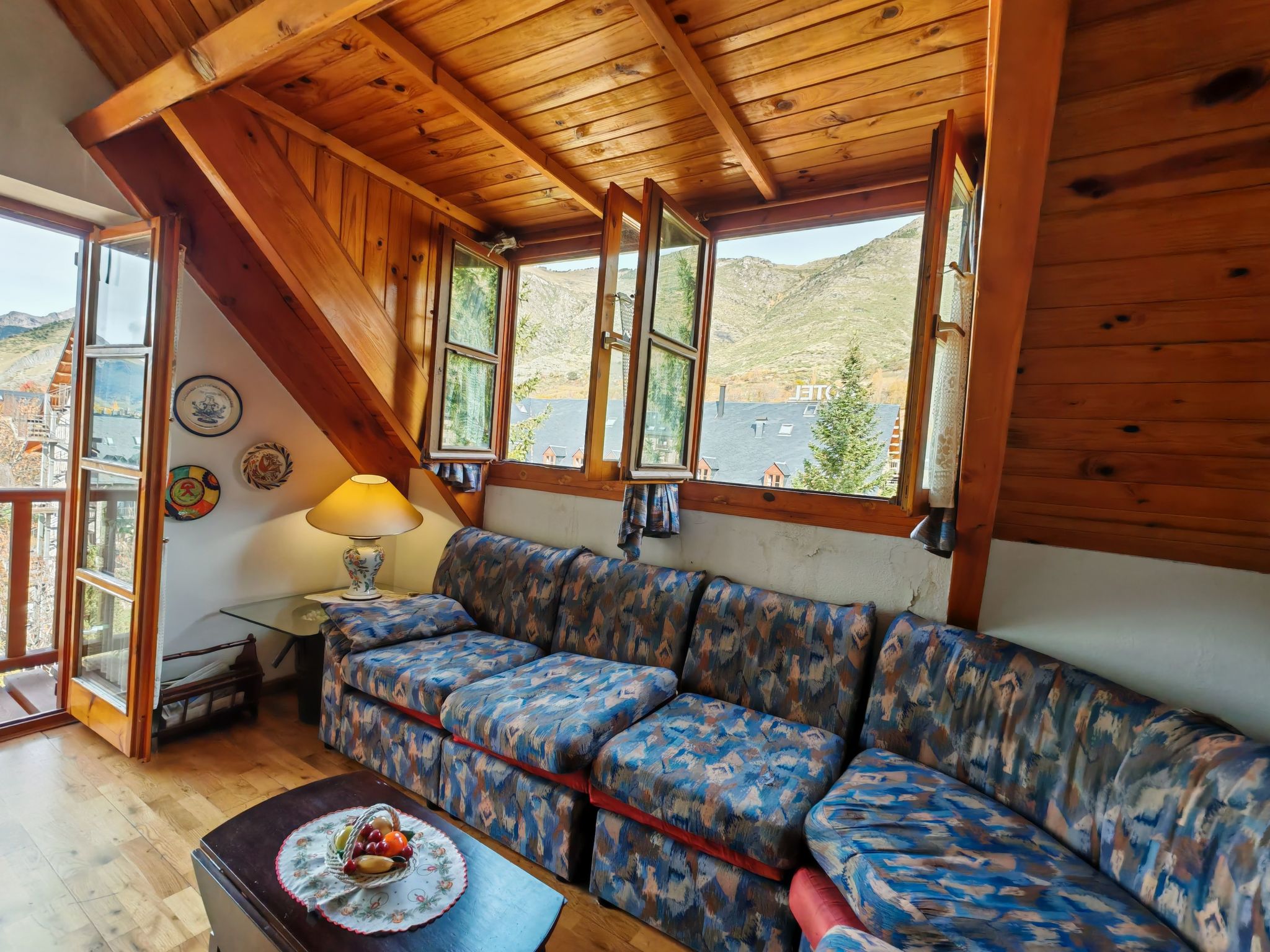 Duplex Muntanyó 2 mit Balkon und Blick auf den Berg Vall de Boí-Dedans