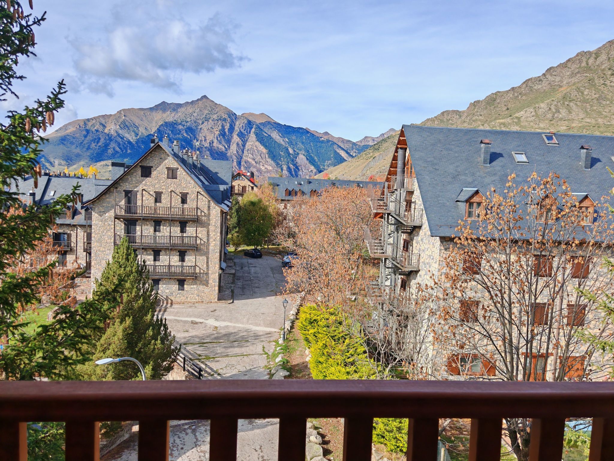 Duplex Muntanyó 2 mit Balkon und Blick auf den Berg Vall de Boí-Dedans