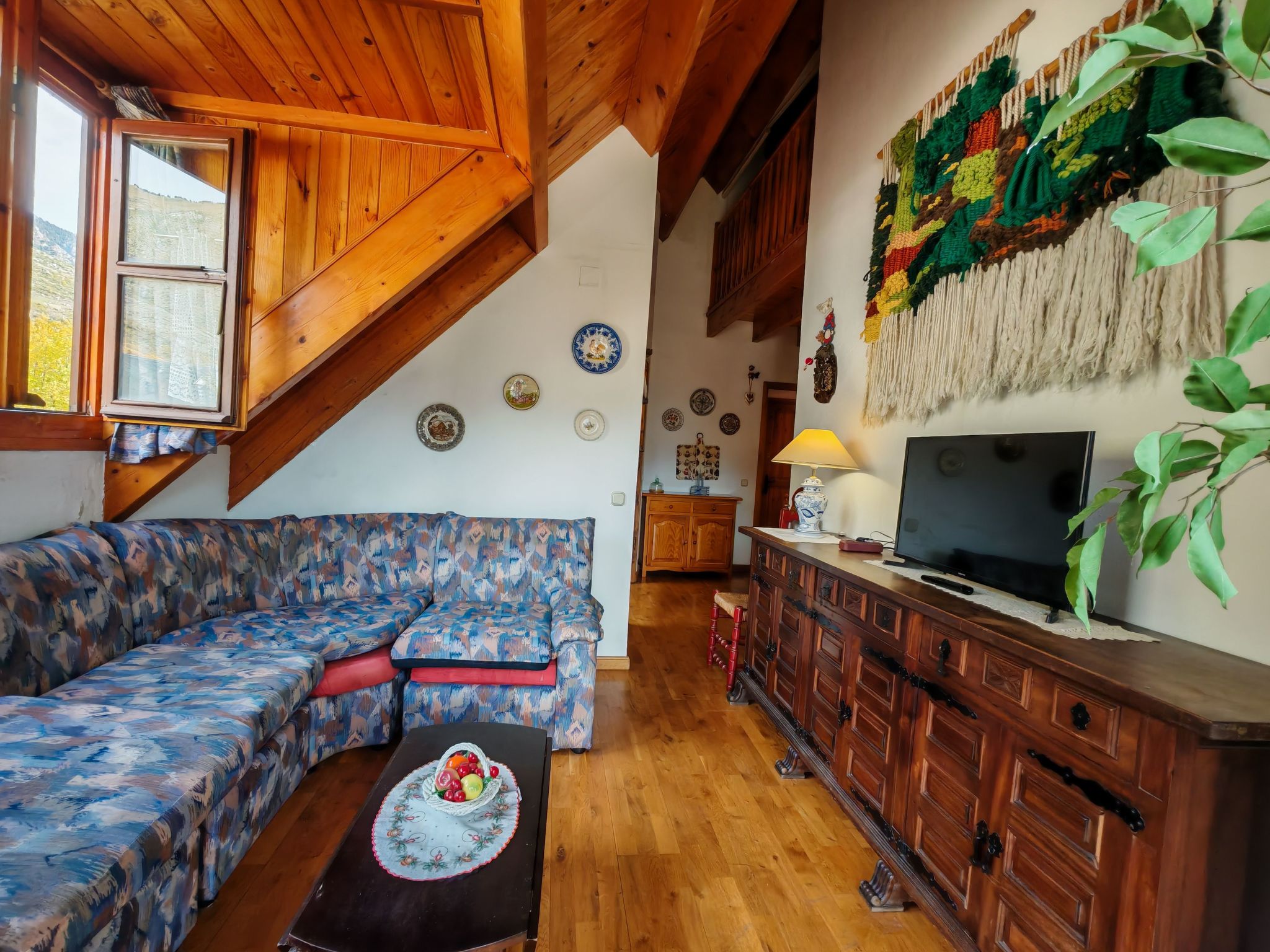 Duplex Muntanyó 2 mit Balkon und Blick auf den Berg Vall de Boí-Dedans