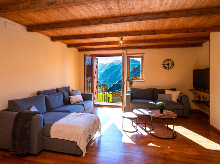 Appartement in Taüll met open haard en bergzicht in Taüll