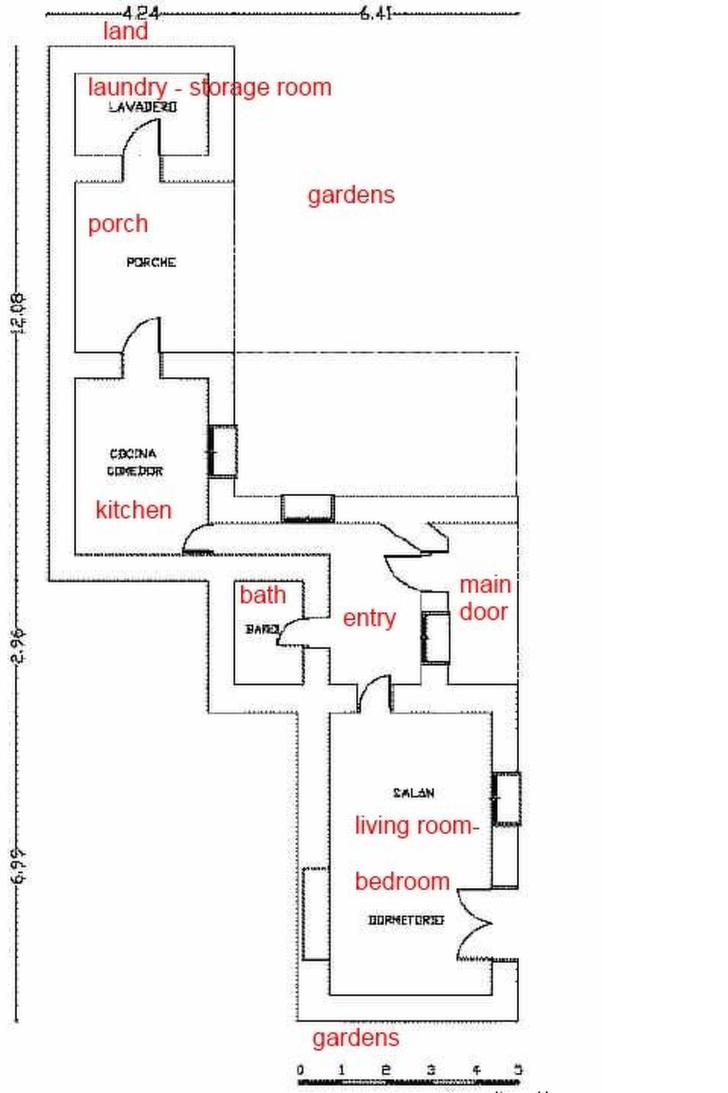 Traditionelles kanarisches Landhaus-Inside