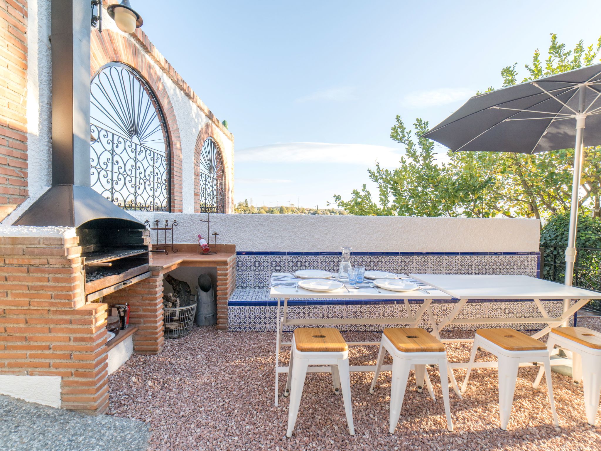 Hütte mit Terrasse-Binnen