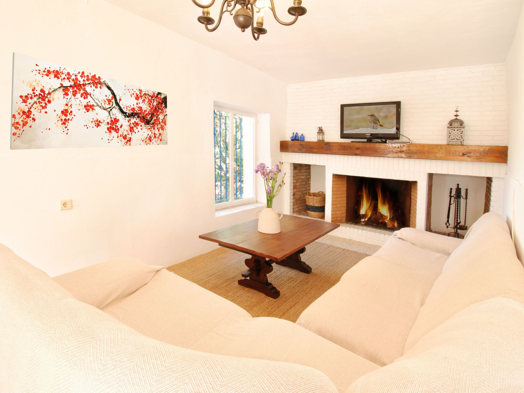 Villa La Zorzalera mit Tauchbecken, Wifi, Klimaanlage-Binnen