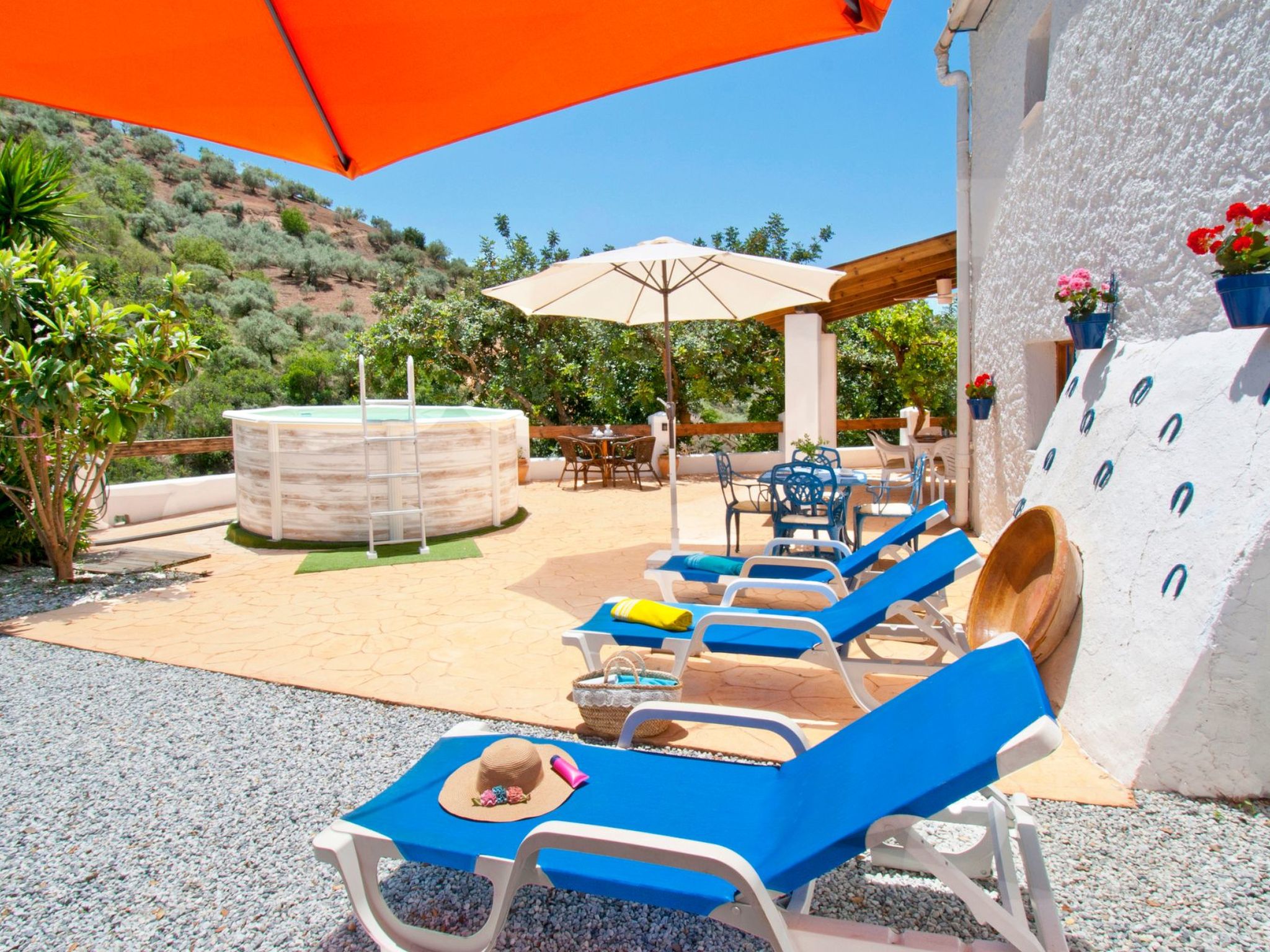 Villa La Zorzalera mit Tauchbecken, Wifi, Klimaanlage-Binnen