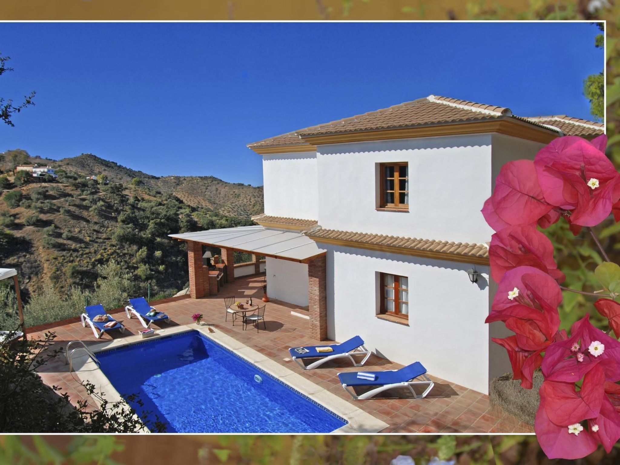 Villa Los Pinos, Beheizter Pool, Wifi, AC, BBQ-Buiten