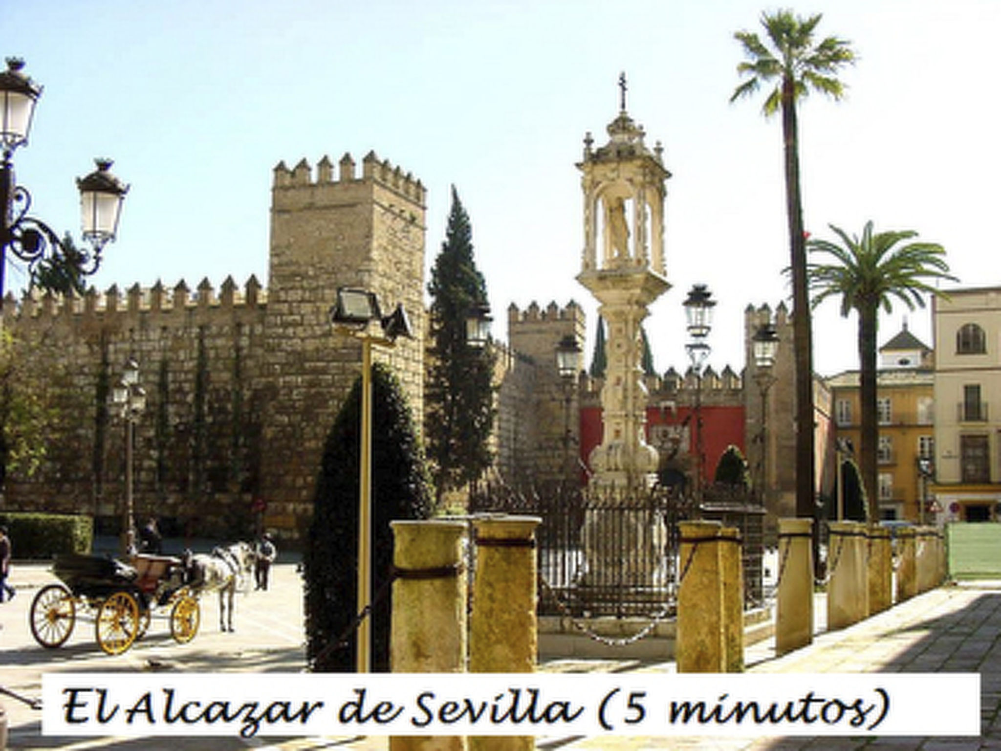 Wohnung mit Terrasse, Nähe Kathedrale von Sevilla-Binnen