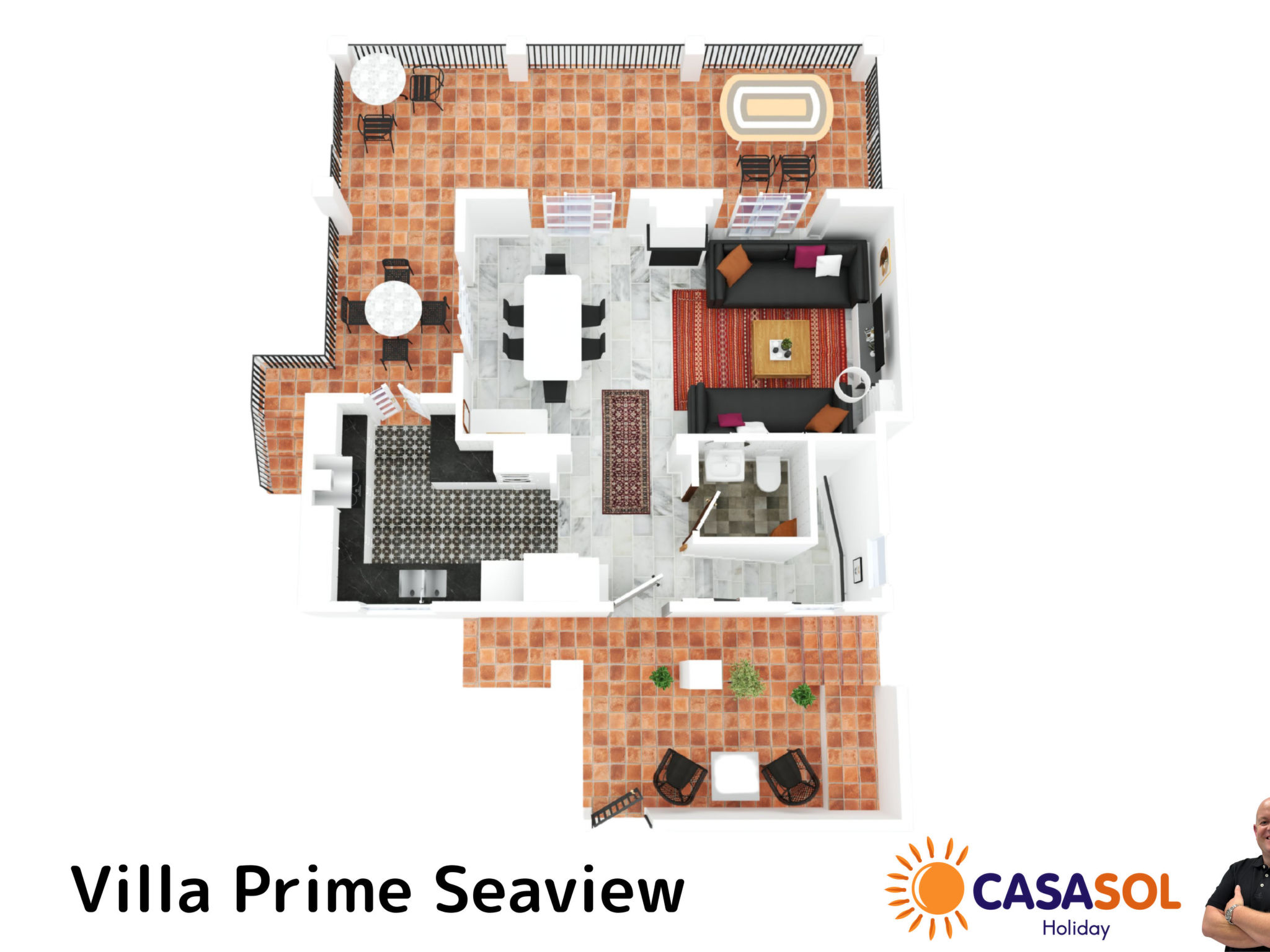 Villa Prime Seaview by Casasol - Dedans