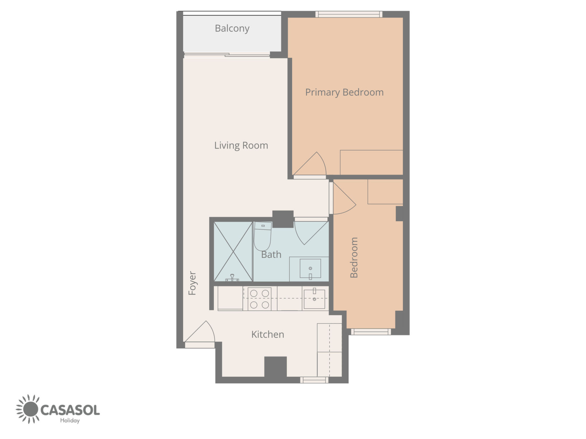 Centro Life 3A Apartment by Casasol - Dedans
