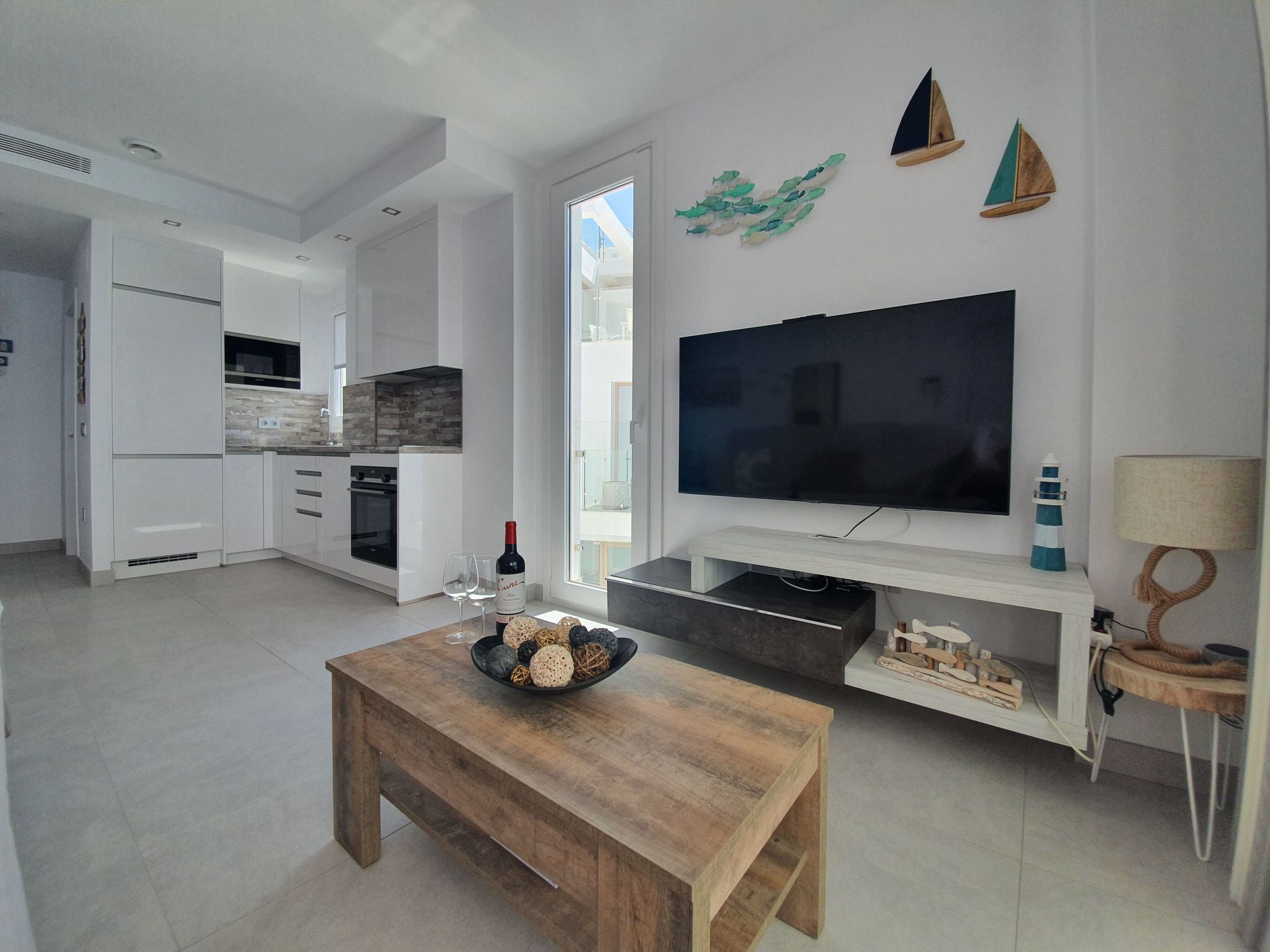 Wohnung in Luxuskomplex mit Meerblick-Binnen