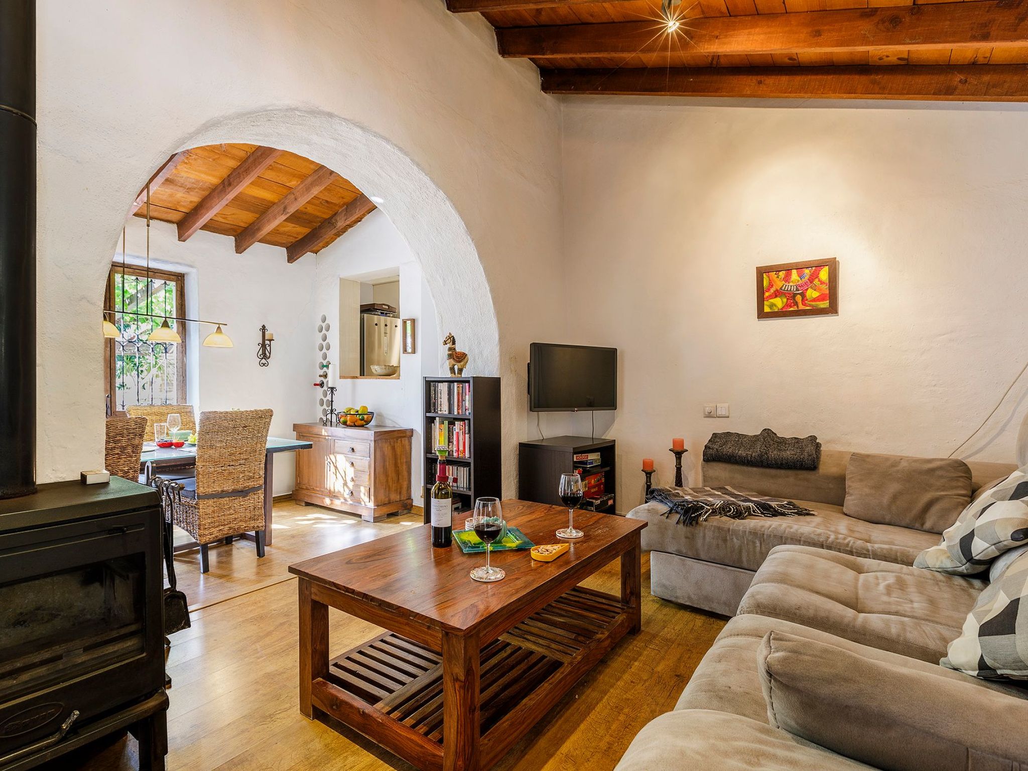 Hundefreundliches Ferienhaus mit privatem Pool-Binnen