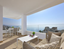 Frontaal zeezicht appartement op loopafstand van strand Torrox Costa - thumbnail 3