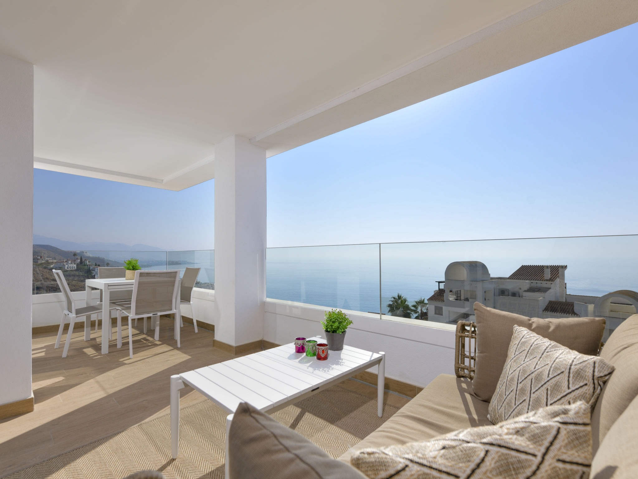 Frontaal zeezicht appartement op loopafstand van strand Torrox Costa - foto 3