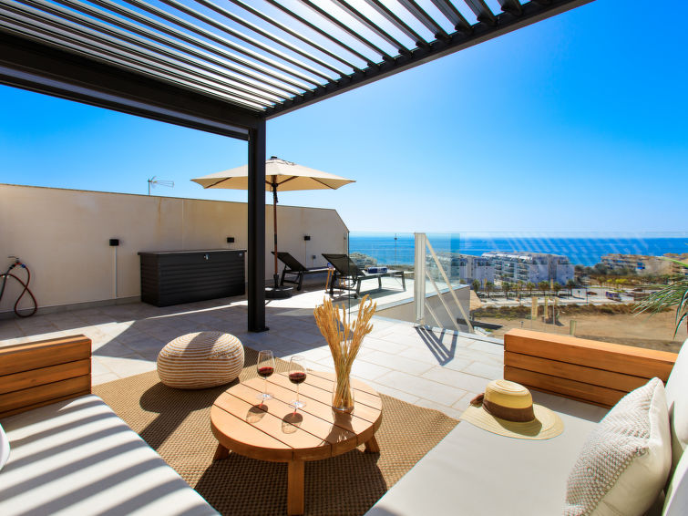 Aan zee: appartement met zeezicht in Torrox Costa in Torrox Costa