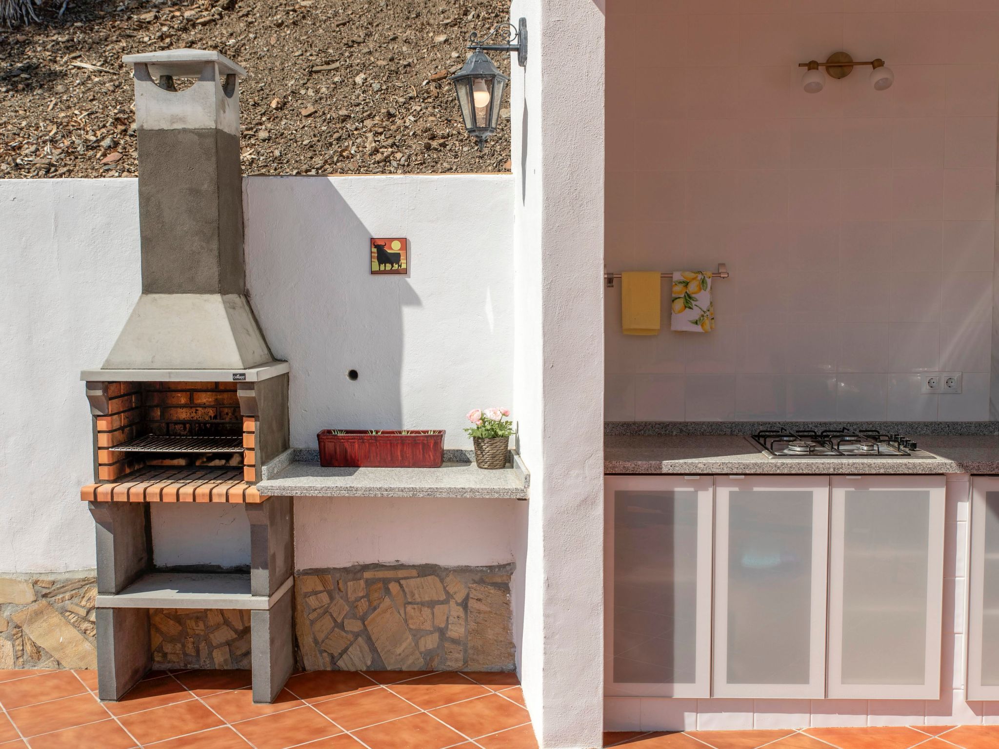 Modernes Wohnen im ländlichen Andalusien-Drinnen