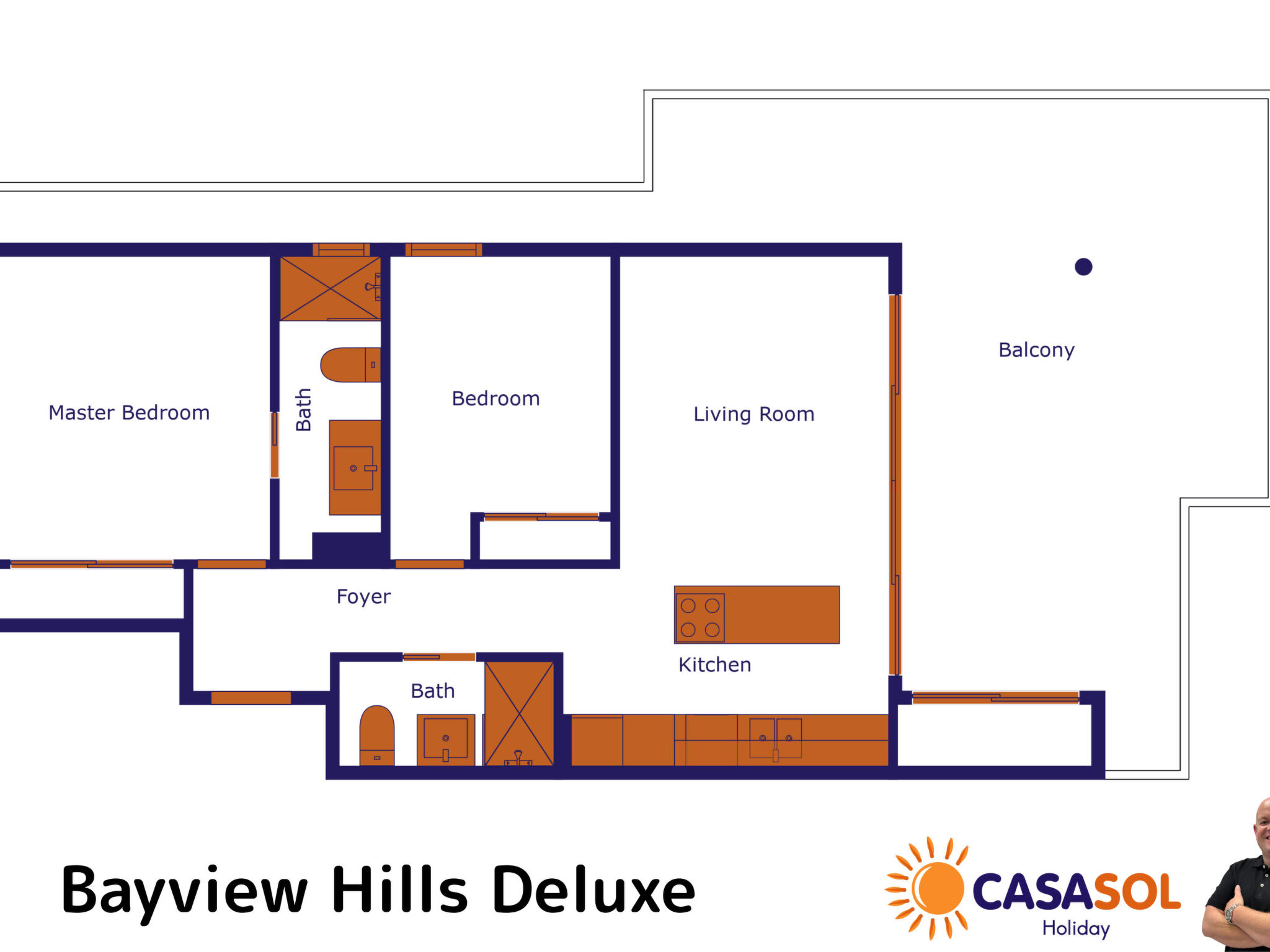 Bayview Hills Deluxe by Casasol - Drinnen