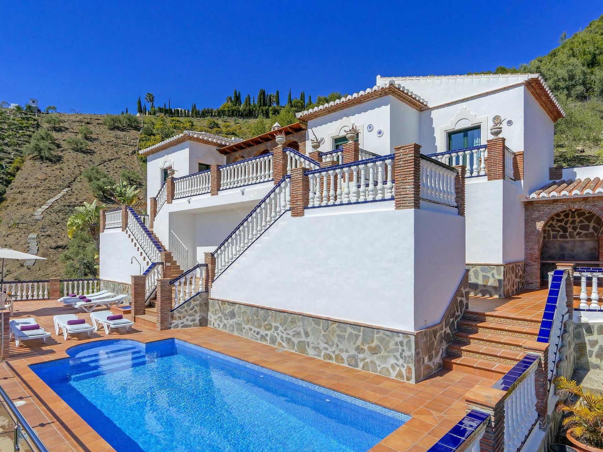 Vakantiehuis met privé zwembad in Frigiliana (Spanje) voor 6 personen
