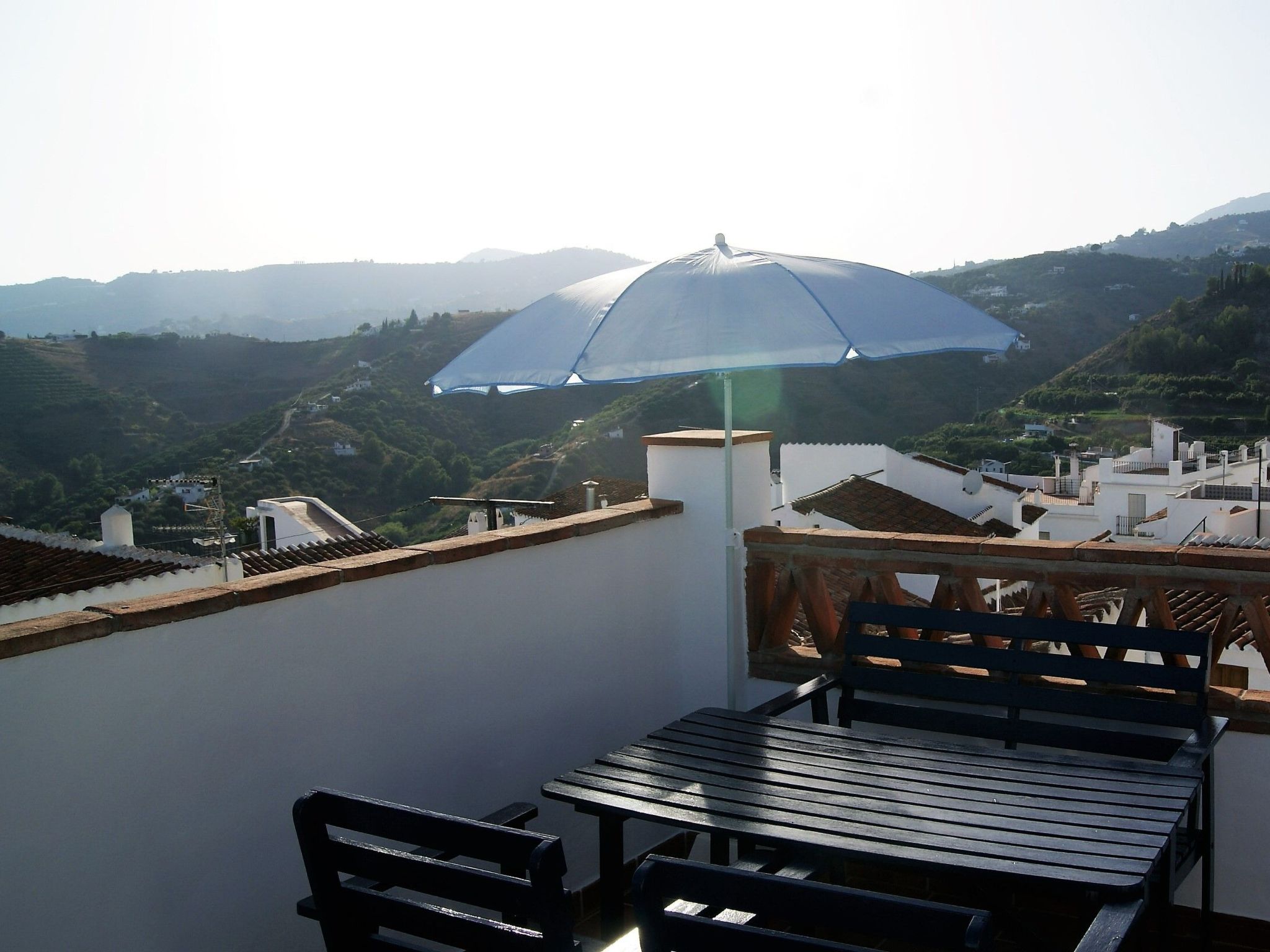 Typisches Haus im Zentrum des Barrio Morisco-Dehors