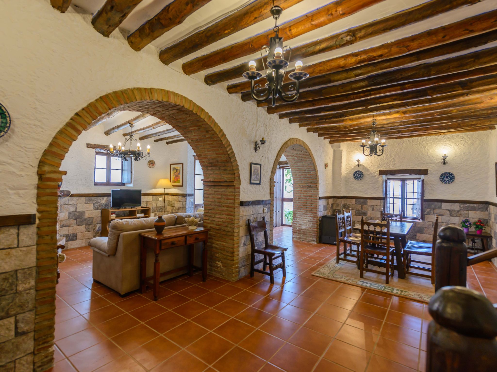 Typisches zentrales Haus-Dedans