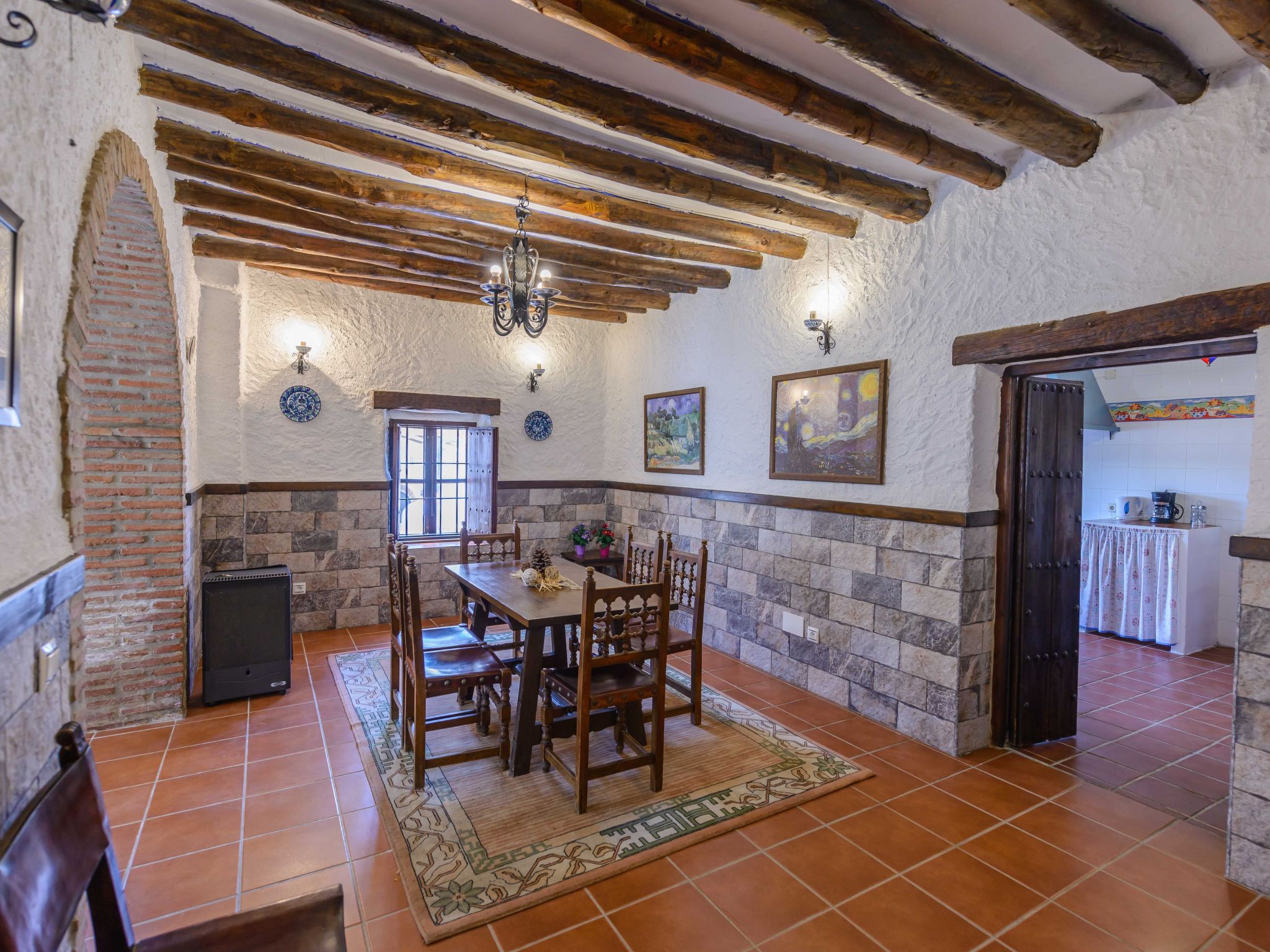 Typisches zentrales Haus-Dedans