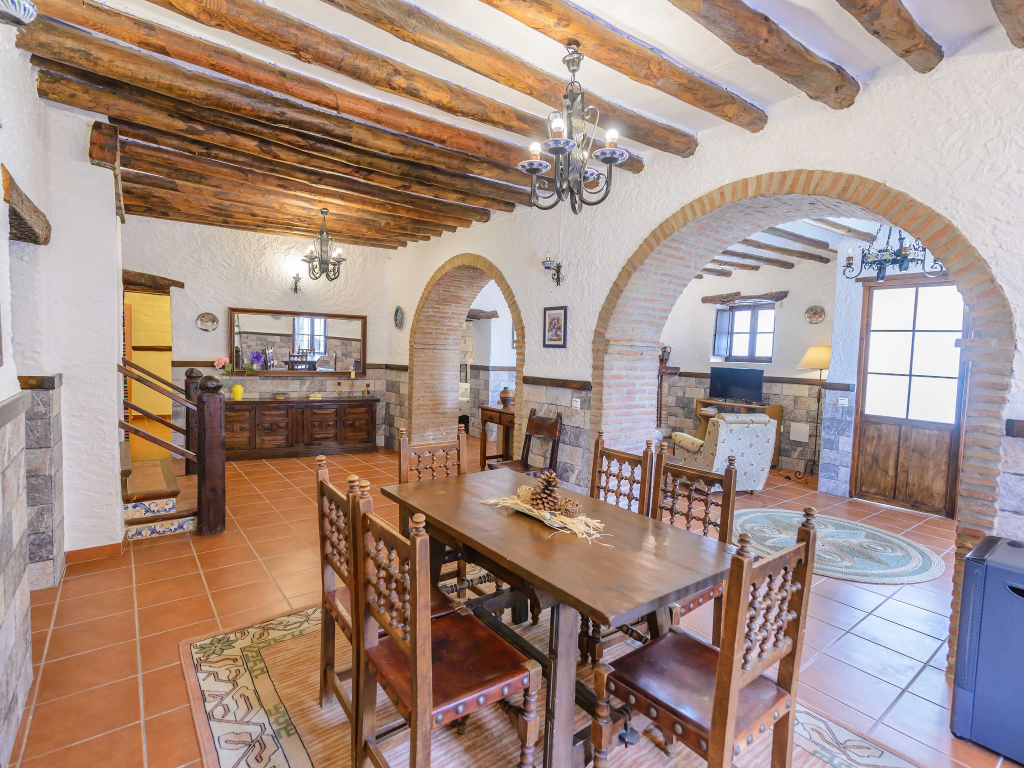 Typisches zentrales Haus-Dedans