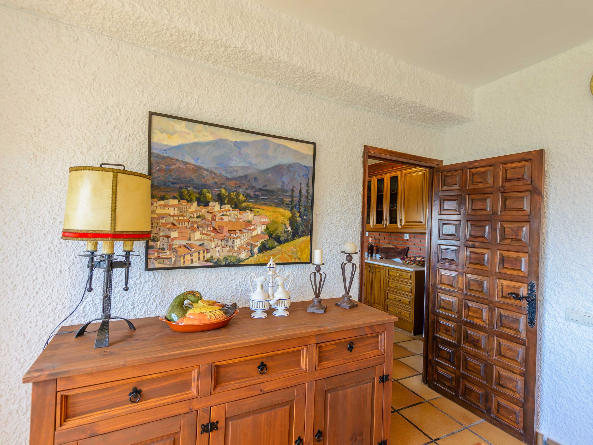 Privates Schwimmbad mit Grill und Feuerstelle-Dedans