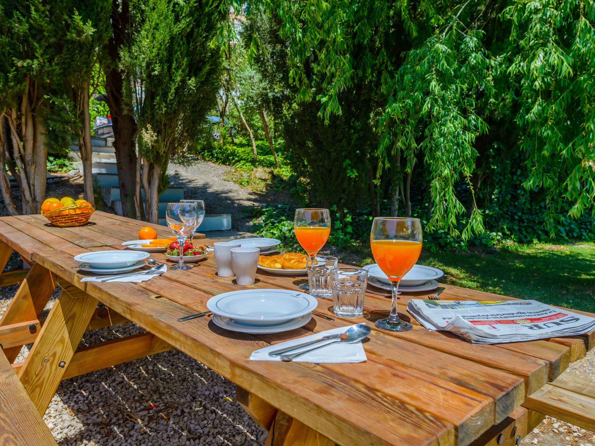 Privates Schwimmbad mit Grill und Feuerstelle-Dedans