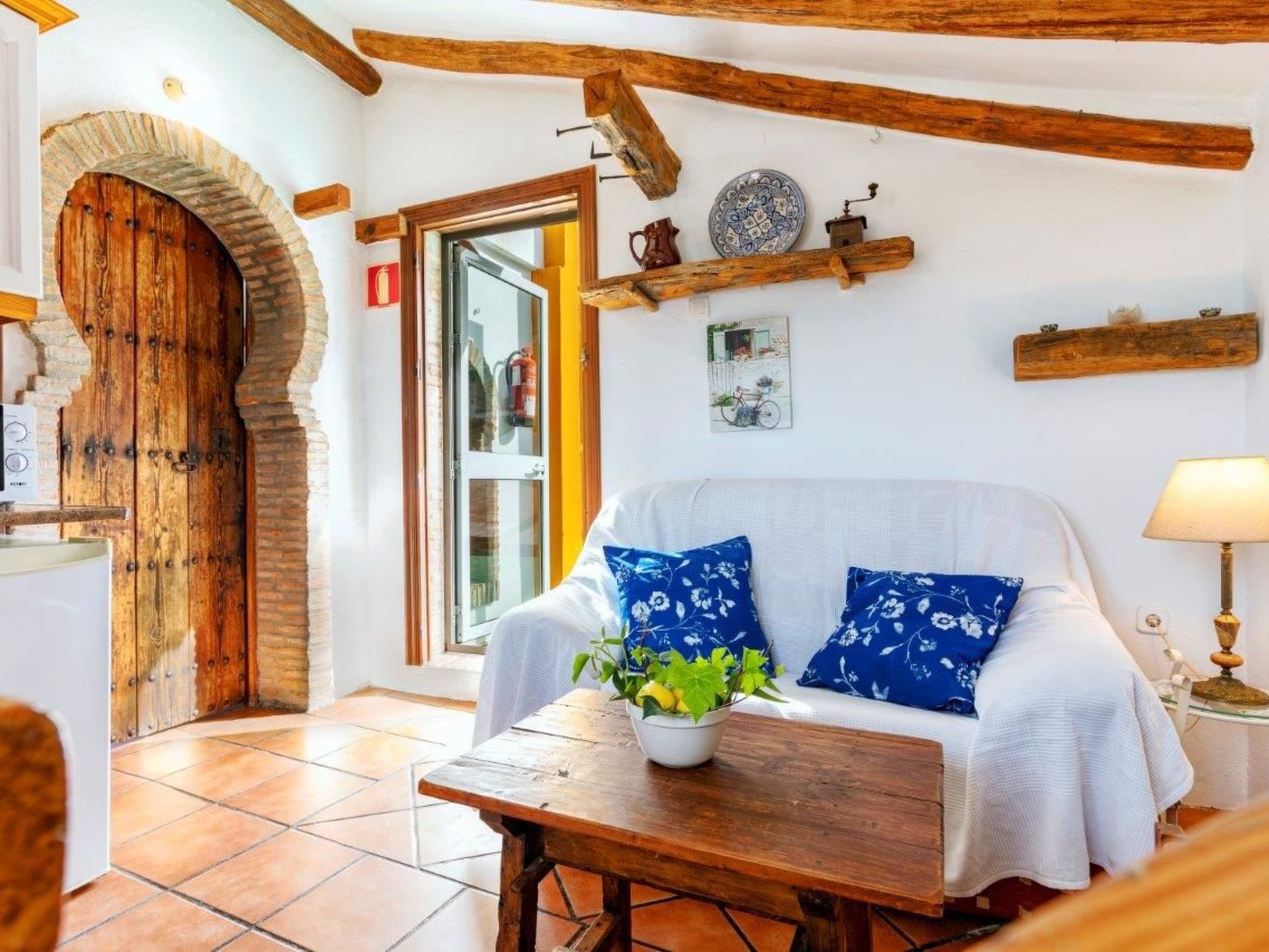 Spektakuläre Terrasse mit Grill-Dedans