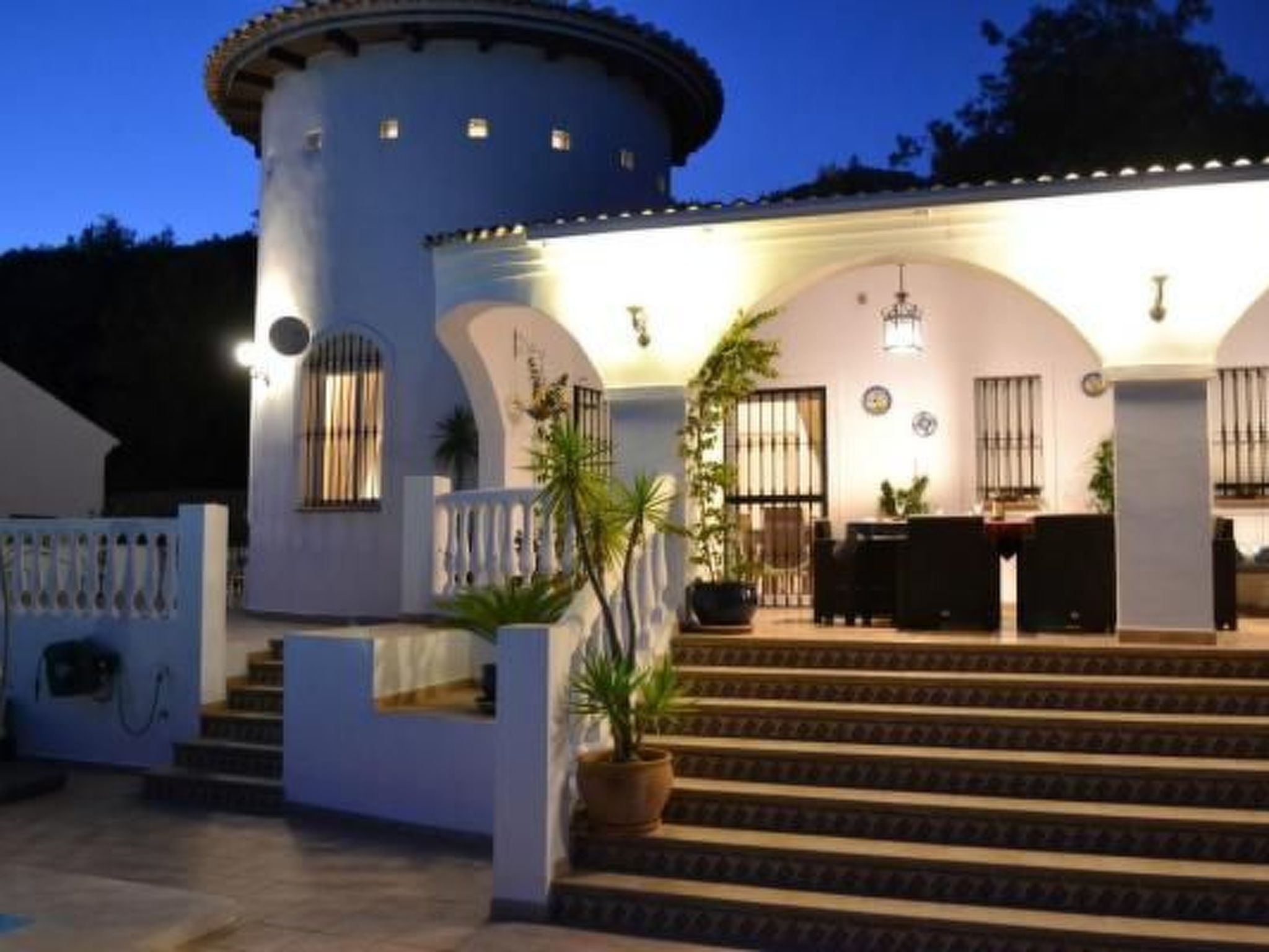 Villa mit Blick auf das Wasser