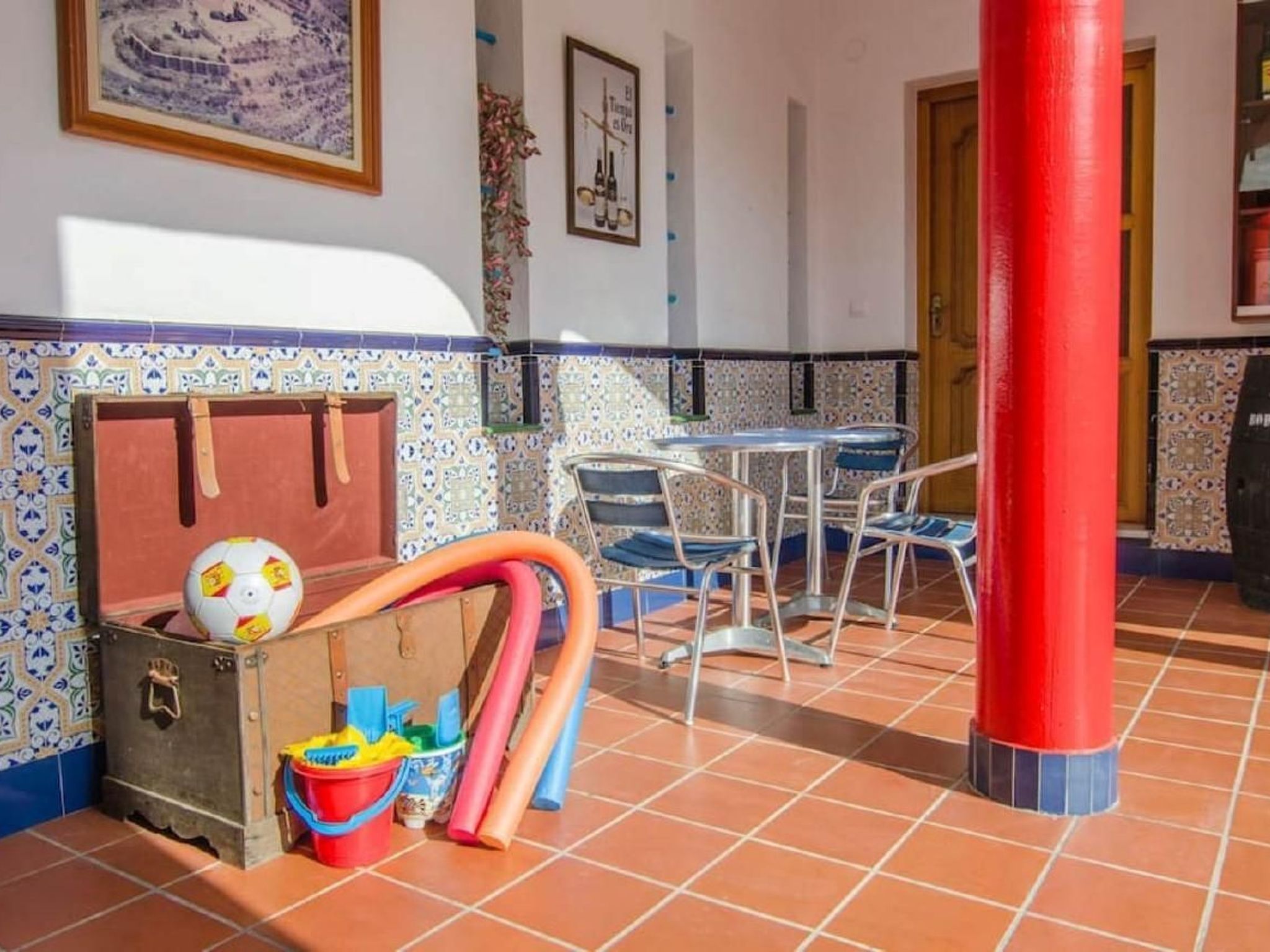 "Huelva" mit Gemeinschaftspool in einem andalusischen "Cortijo" in Chilches - Buiten