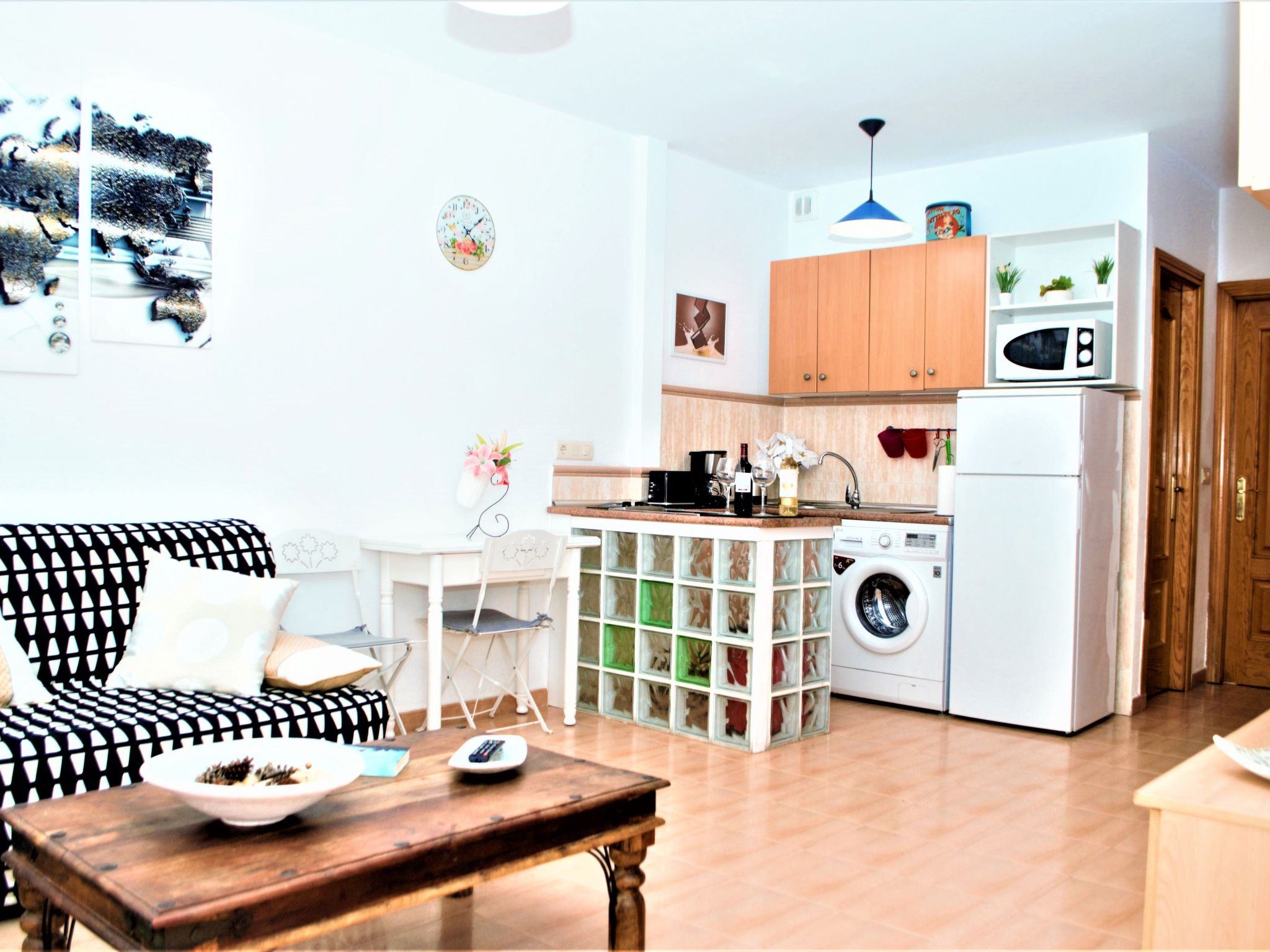 Erdgeschosswohnung mit Balkon für 4 Personen-Binnen