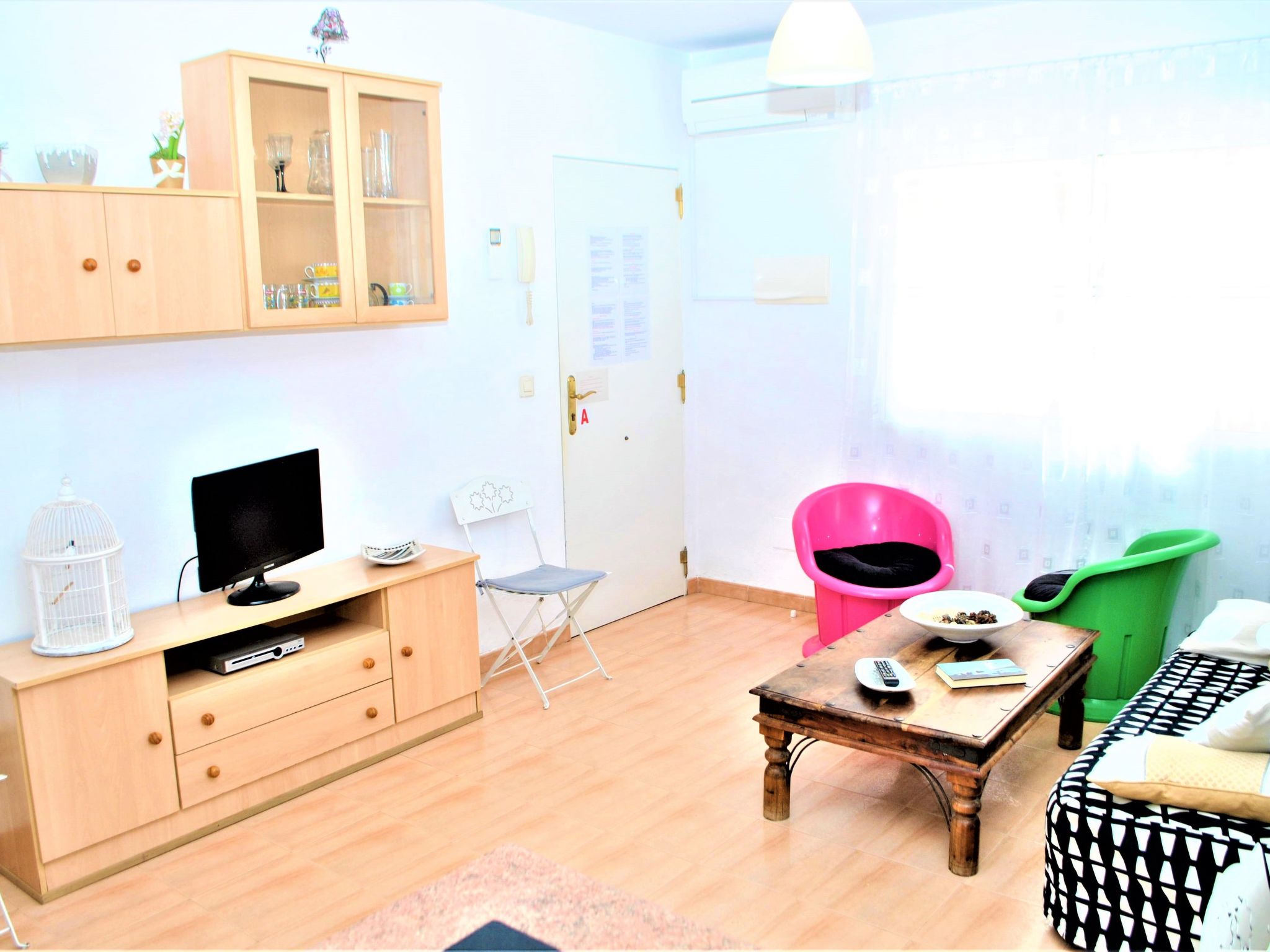 Erdgeschosswohnung mit Balkon für 4 Personen-Binnen