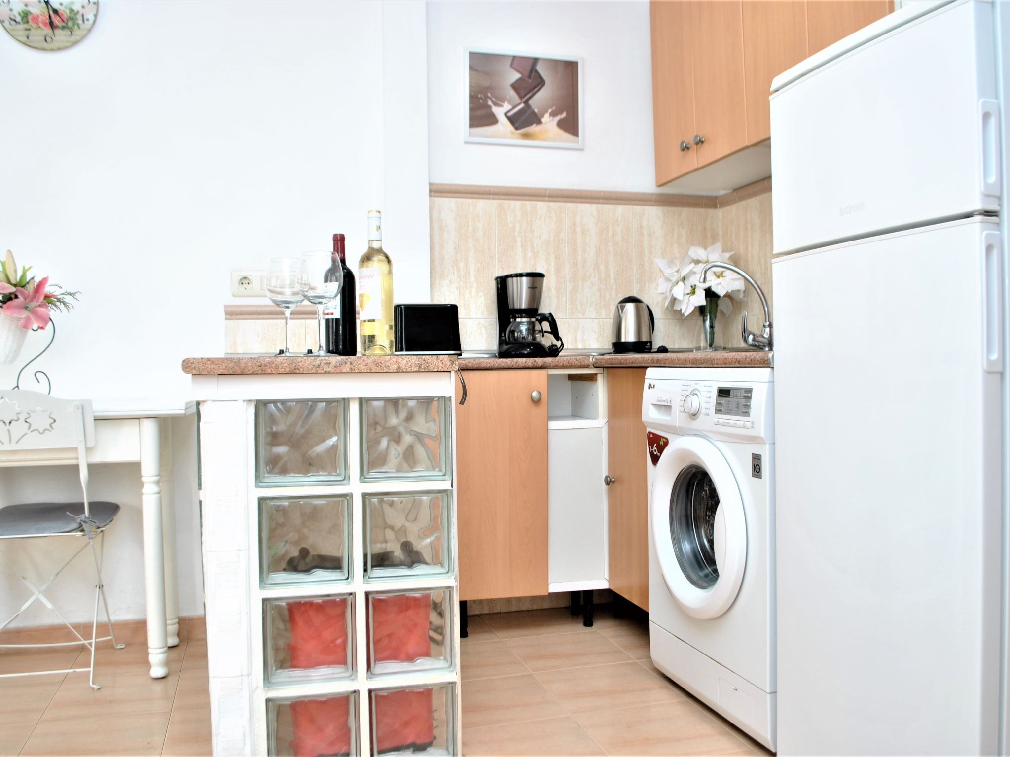 Erdgeschosswohnung mit Balkon für 4 Personen-Binnen