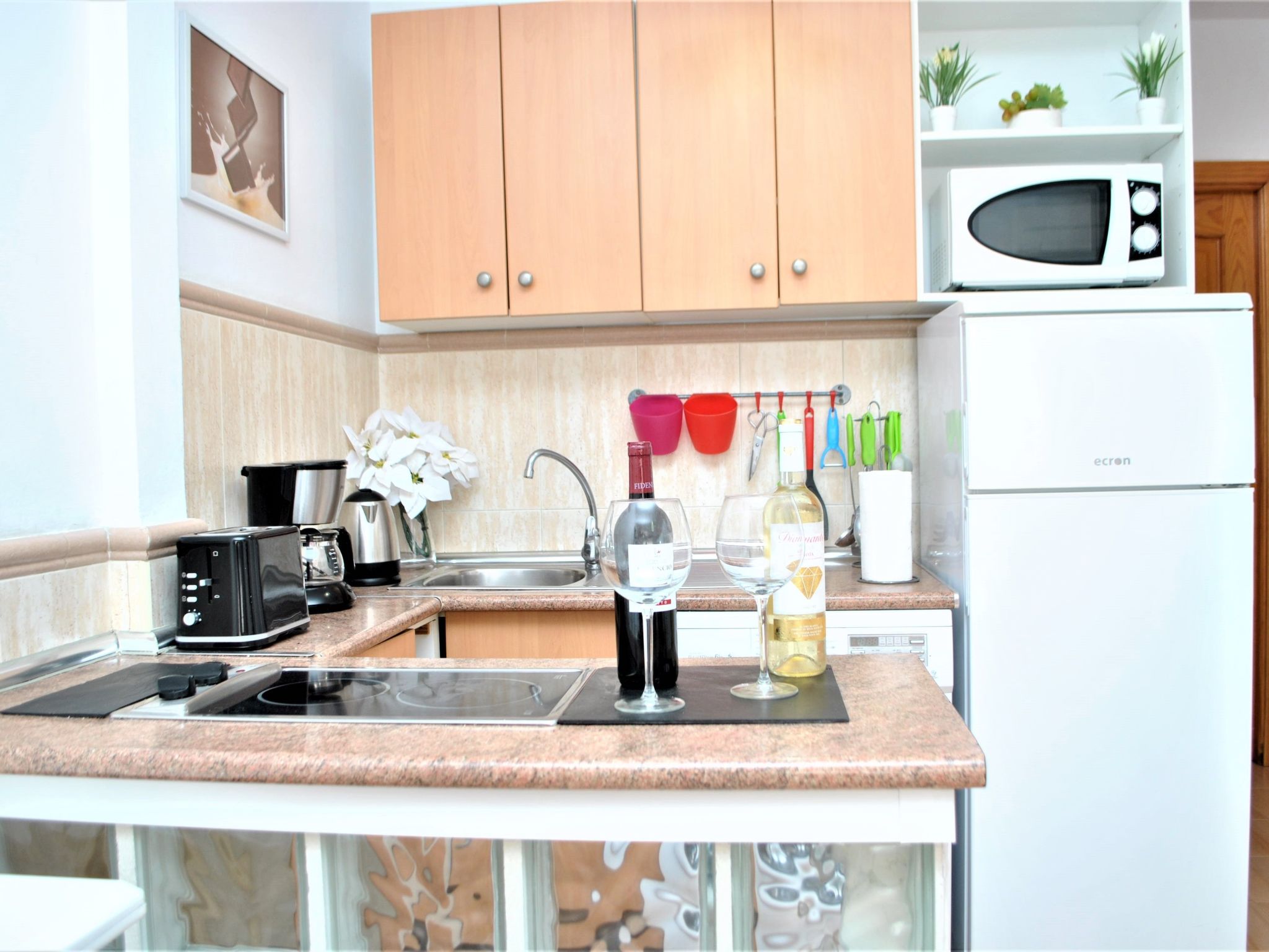 Erdgeschosswohnung mit Balkon für 4 Personen-Binnen