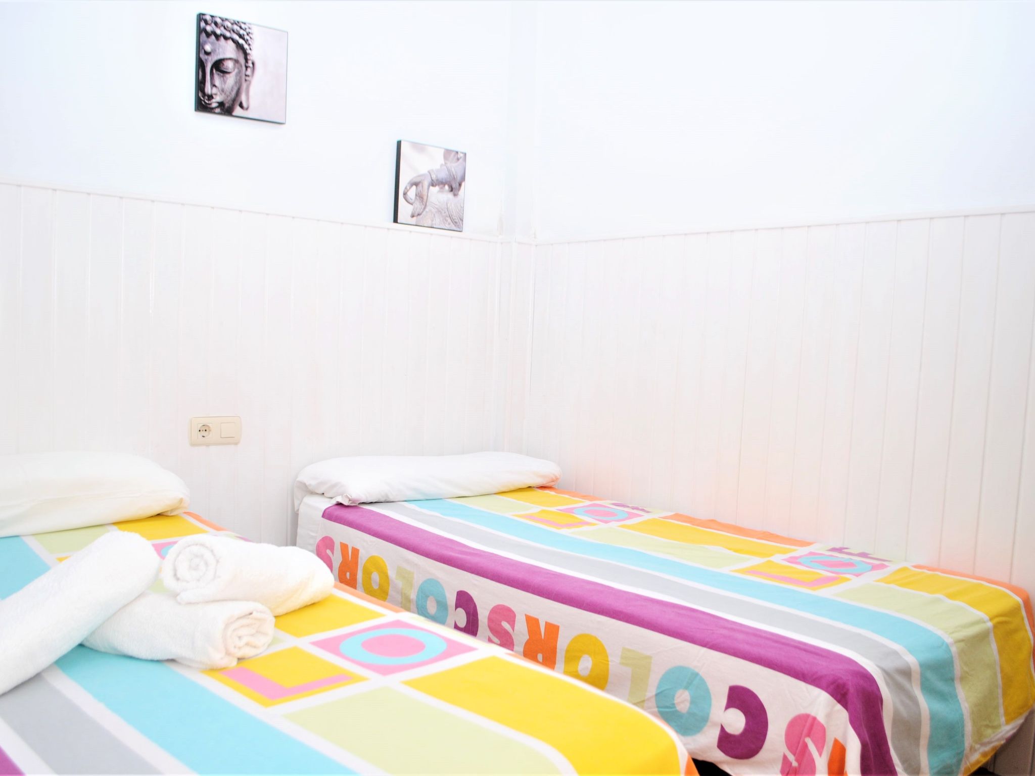 Erdgeschosswohnung mit Balkon für 4 Personen-Binnen