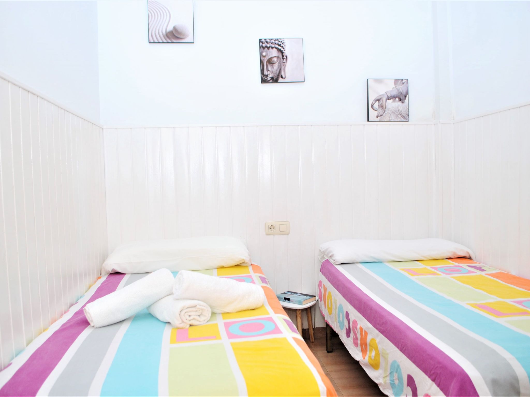 Erdgeschosswohnung mit Balkon für 4 Personen-Binnen