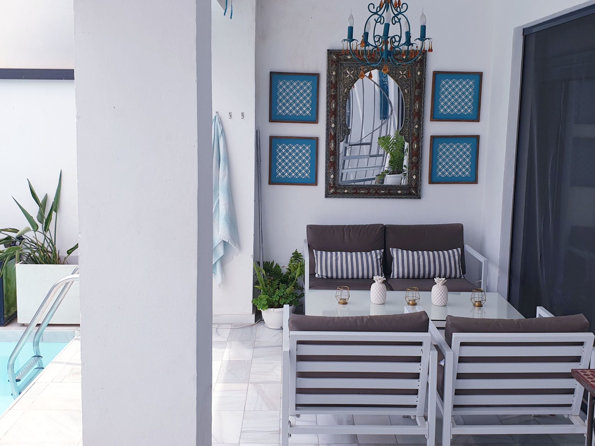 Casa Marysol mit Pool und Terrasse in Strandnähe-Drinnen